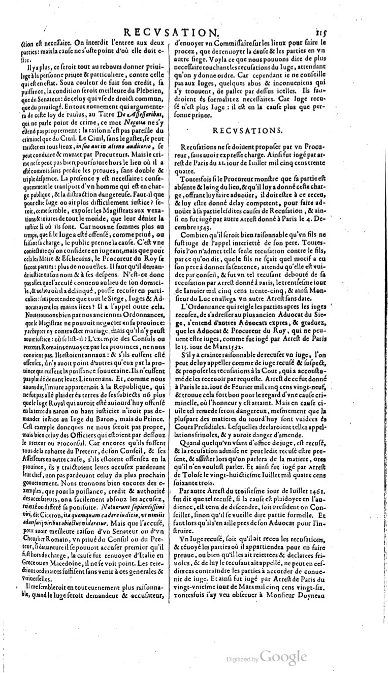 1629 - Veuve Nicolas Buon - Trésor du droit français (21754 T. 3) - BM Lyon