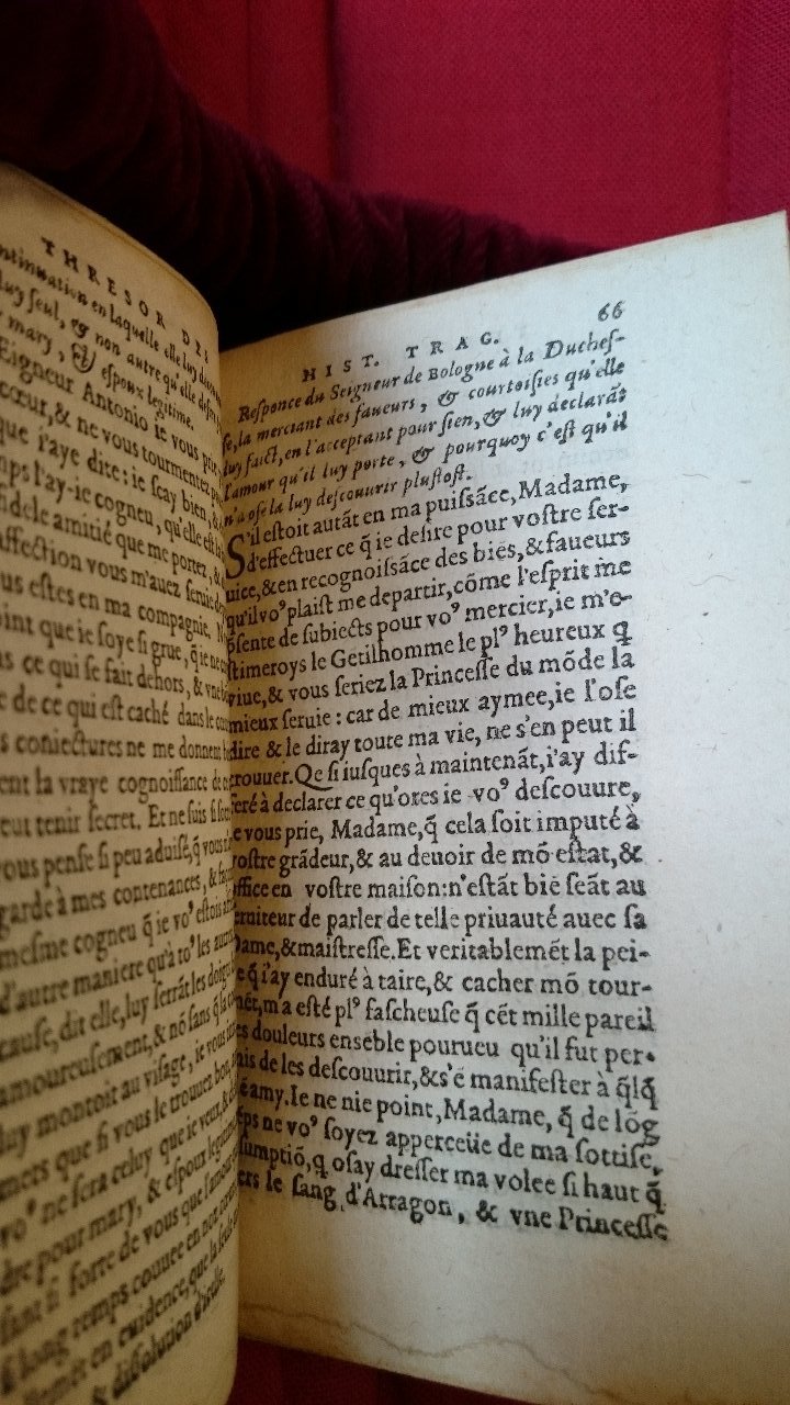 1581 - Pierre Le Voirier et Gervais Mallot - Trésor des histoires tragiques - BnF Richelieu