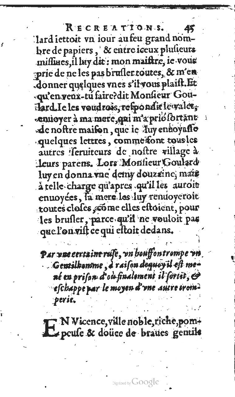 1627 - Jean Delamare - Trésor des récréations - BSB Munich