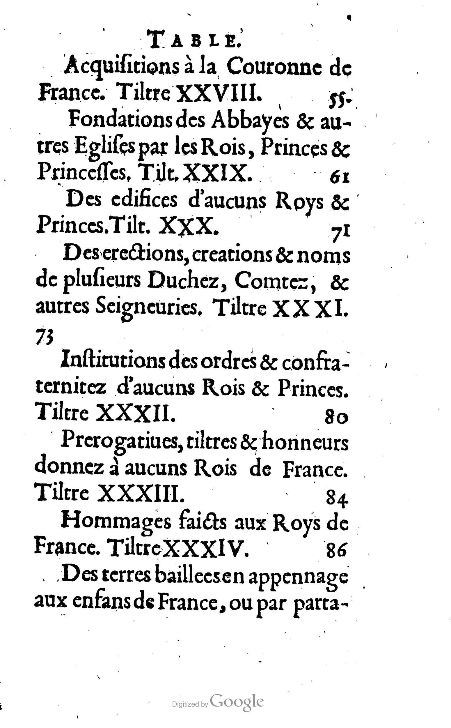 1638 - Jean Corrozet - Trésor des histoires de France - BM Lyon