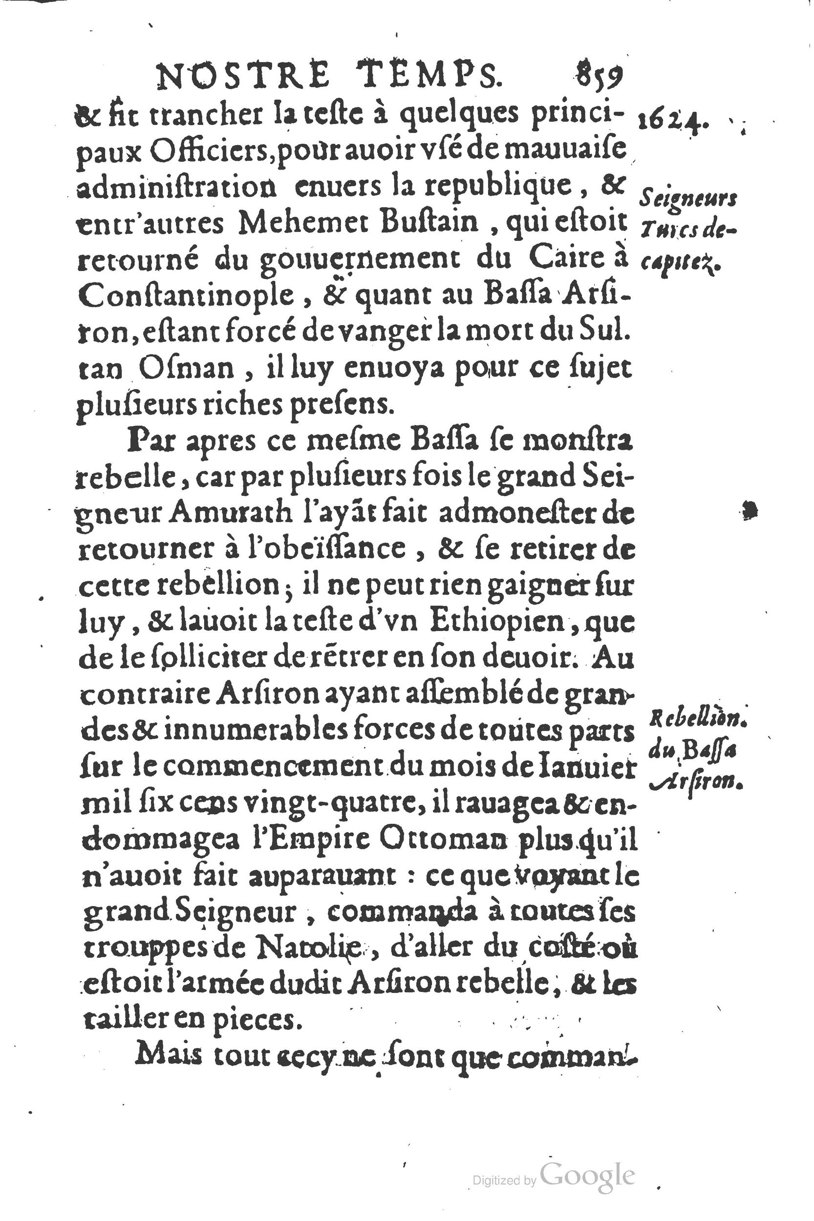1626 - Joseph Bouillerot - Trésor de l’histoire générale de notre temps - BSB Munich