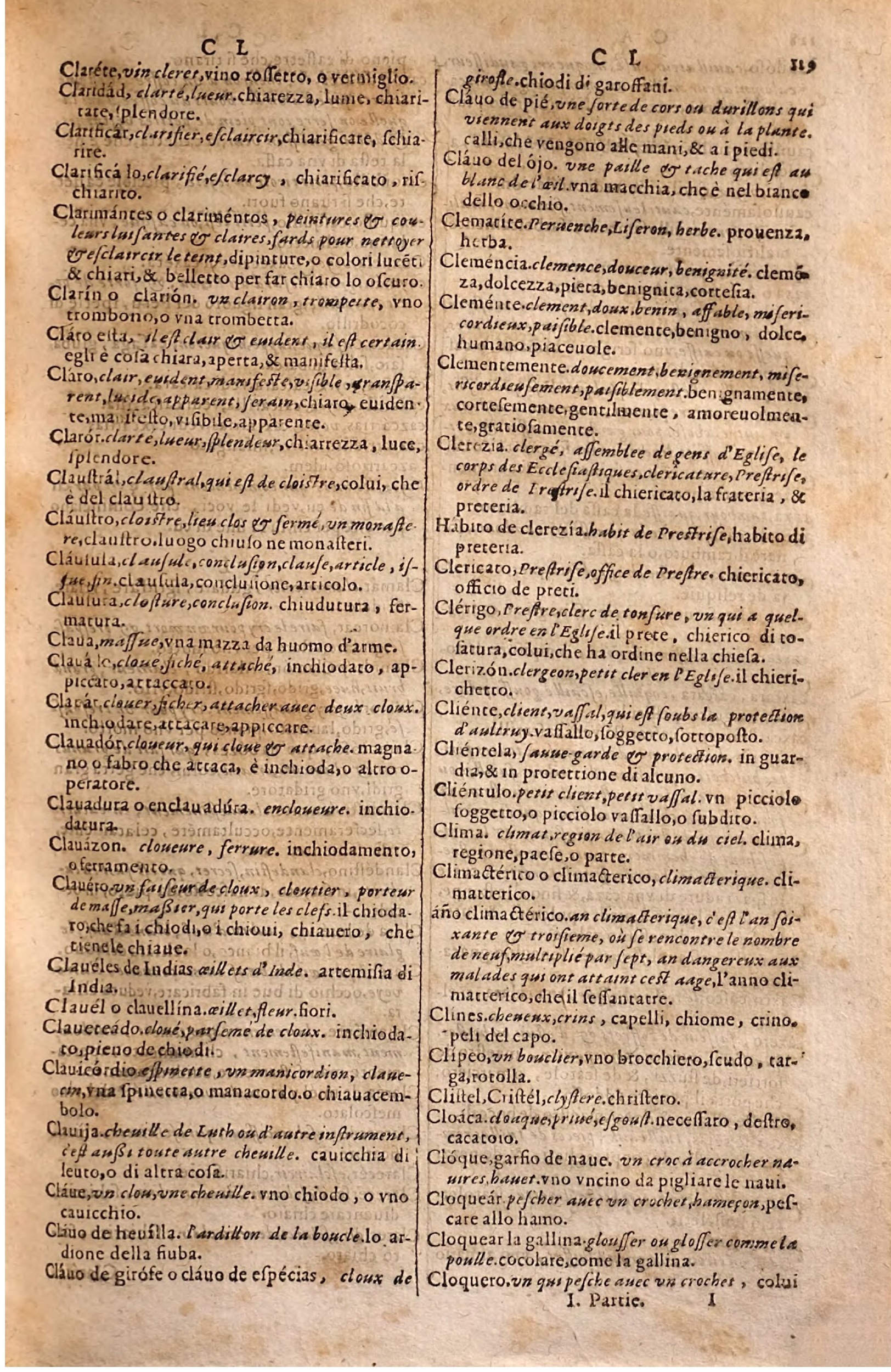 1627 - Jacques Crespin - Trésor des trois langues - Regensburg