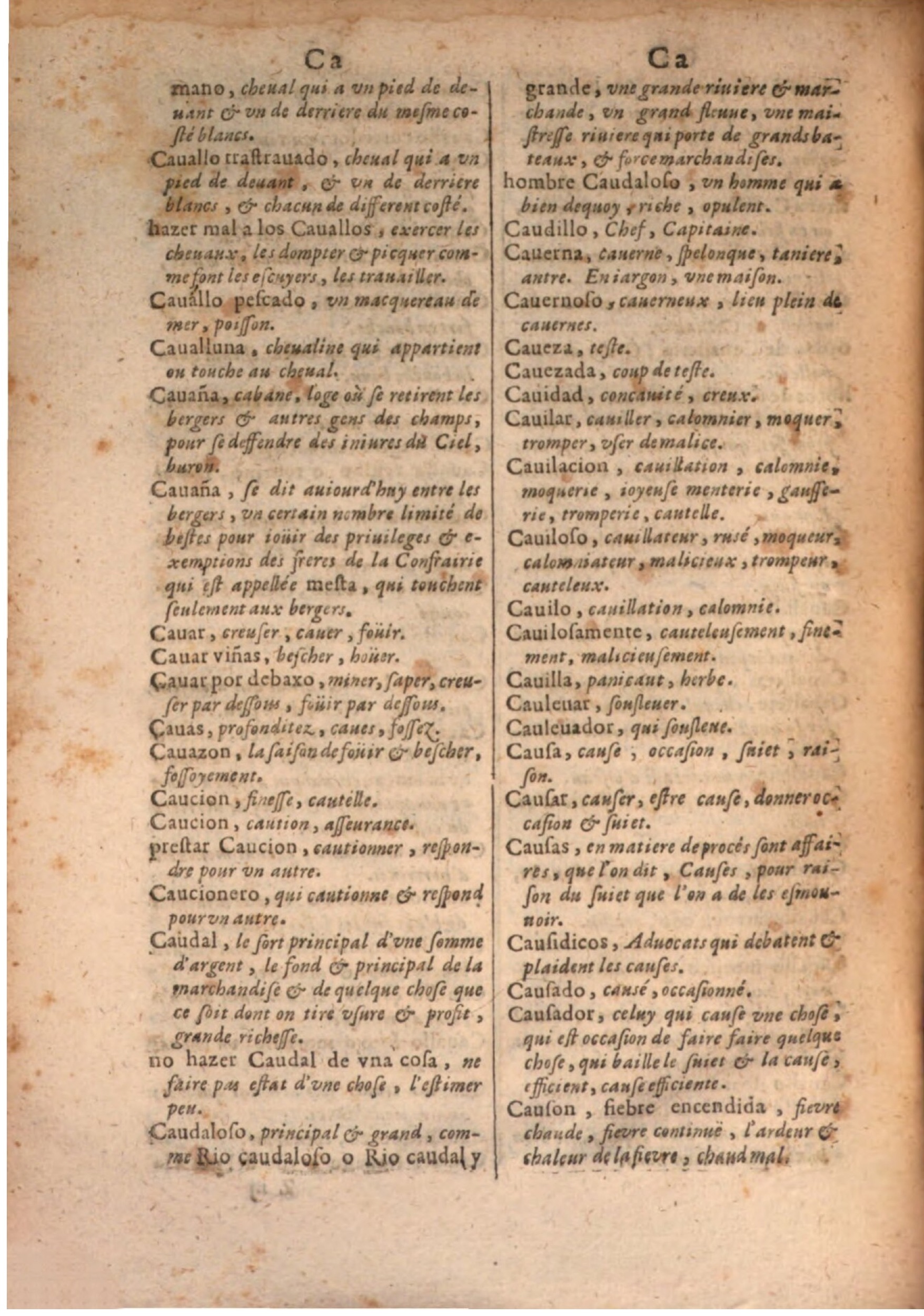 1645 - A. de Sommaville et A. Courbé - Trésor des deux langues espagnole et française - BSB Munich