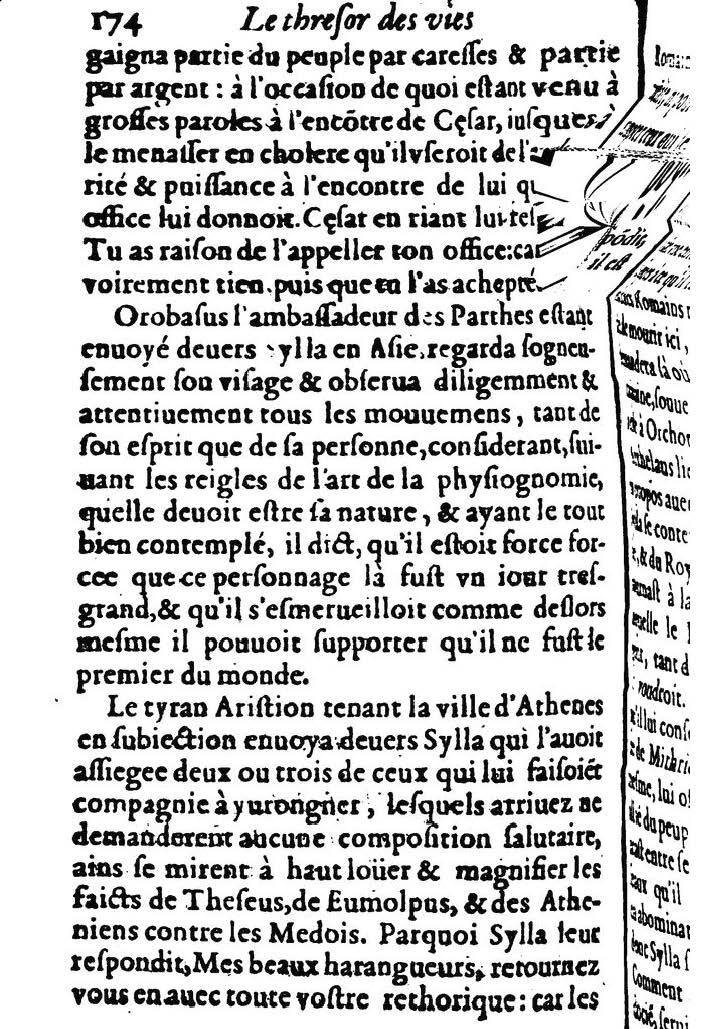 1611 - Pierre Rigaud - Trésor des vies de Plutarque - BM Lyon