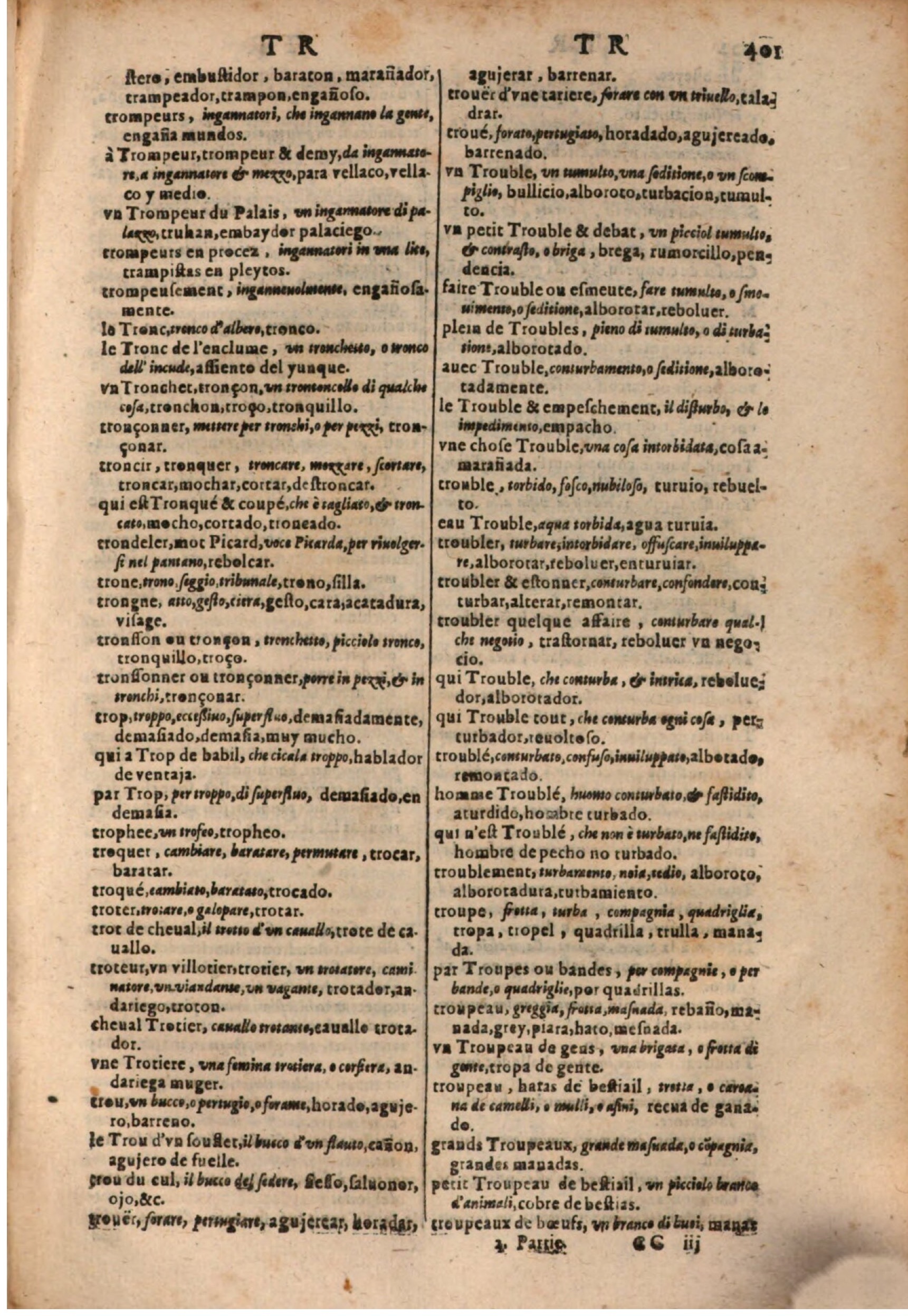 1637 - Jacques Crespin - Trésor des trois langues (Trois parties) - BSB Munich 1637 - Jacques Crespin - Trésor des trois langues (Trois parties) - BSB Munich