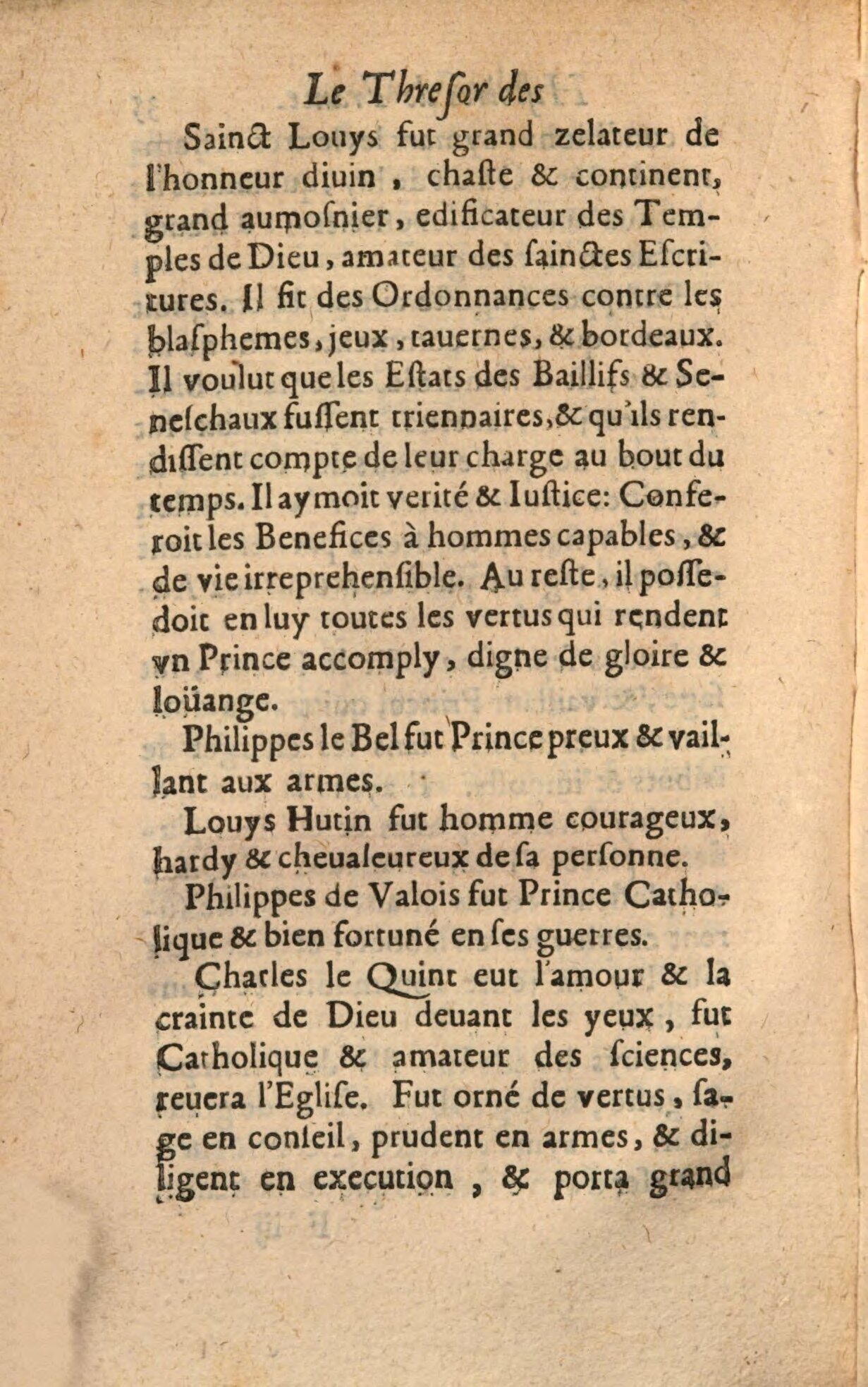1639 - Jean Corrozet - Trésor des histoires de France - BSB Munich