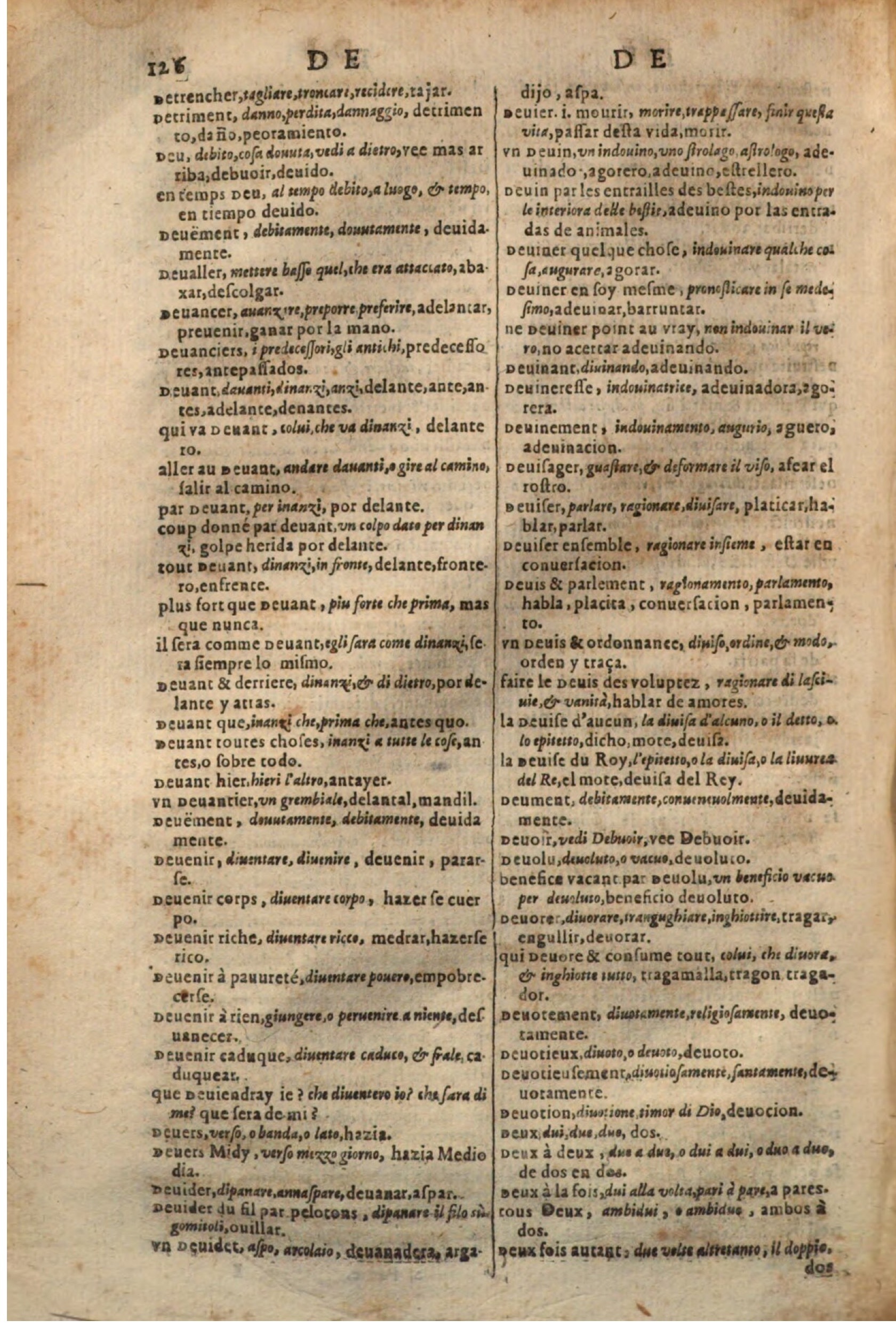 1637 - Jacques Crespin - Trésor des trois langues (Trois parties) - BSB Munich