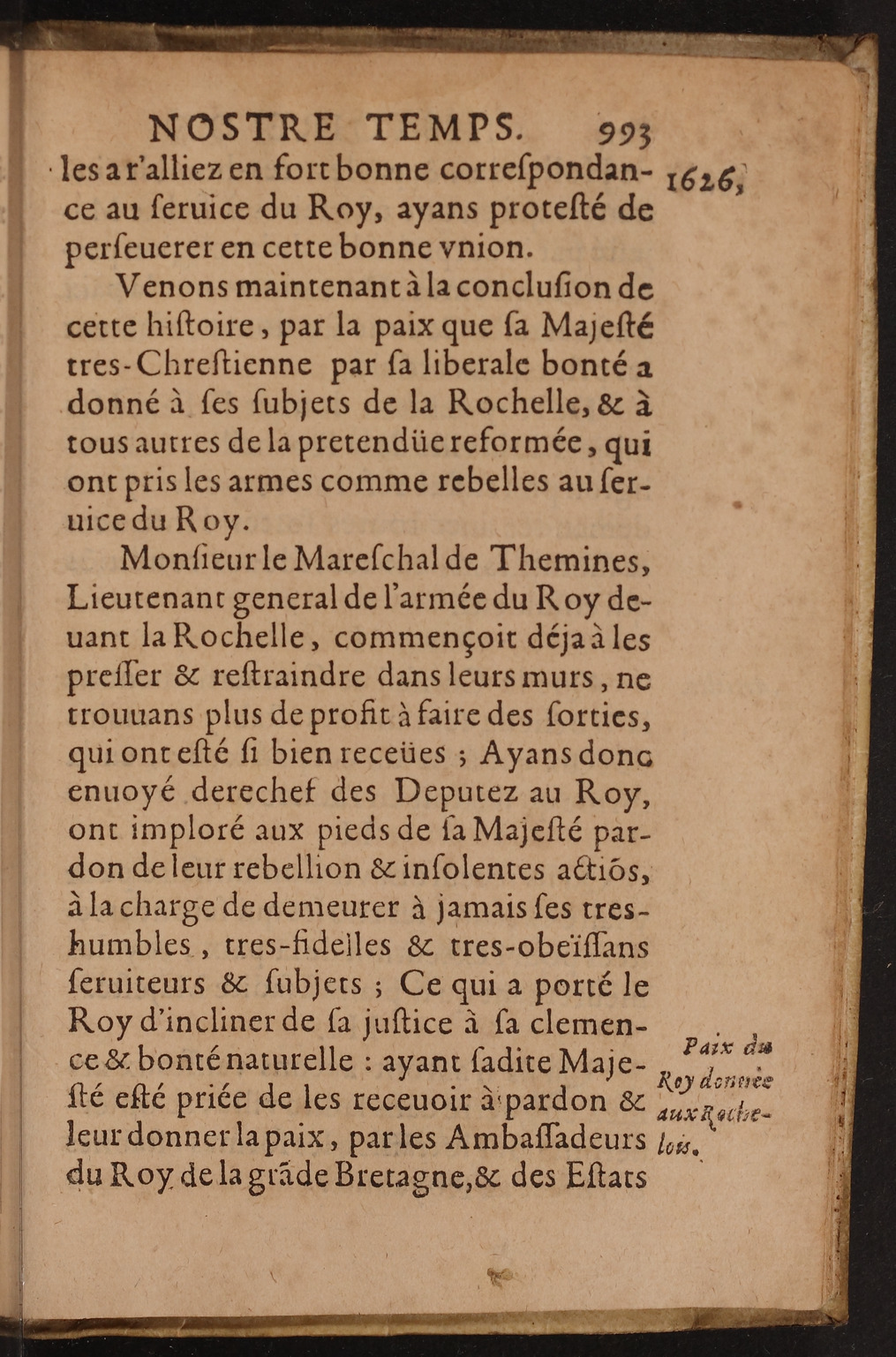 1626 - Joseph Bouillerot - Trésor de l’histoire générale de notre temps - BnF Arsenal