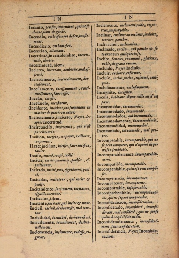 1607 - Marc Orry - Trésor des deux langues espagnole et française (Première et Seconde parties) - ÖNB Wien