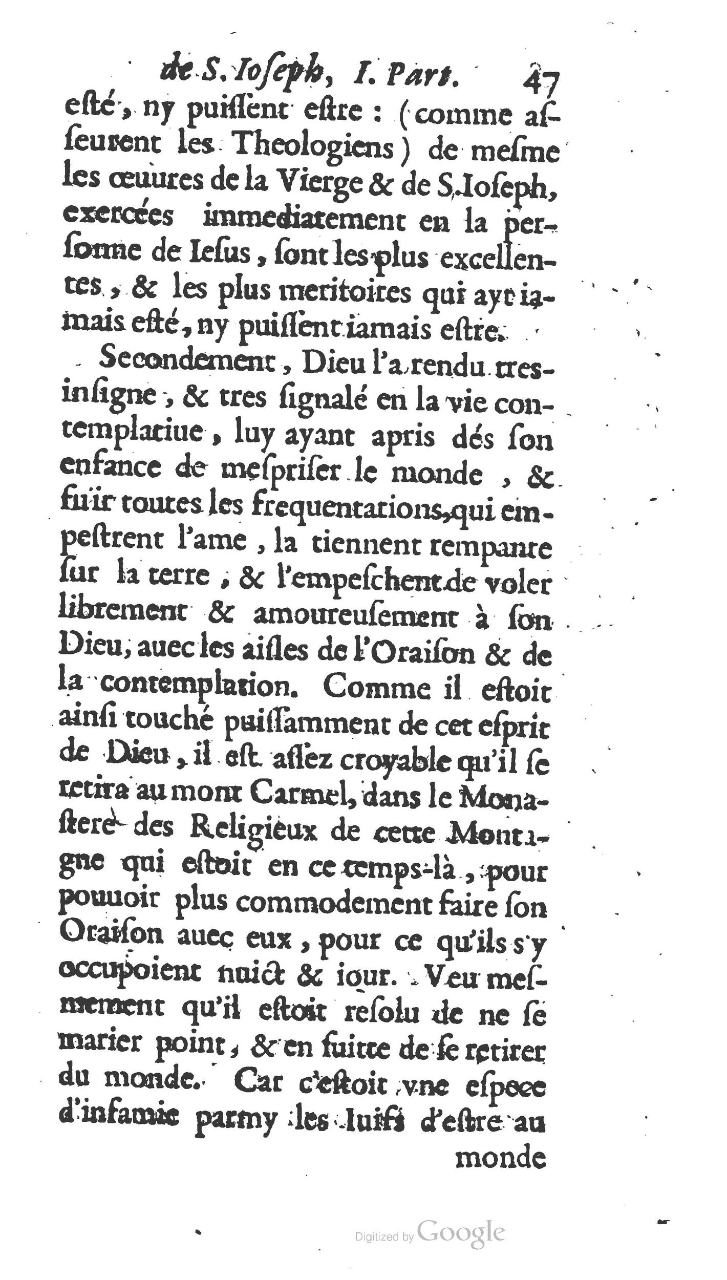 1654 - Antoine Jullieron - Trésor inestimable de Saint-Joseph - BM Lyon