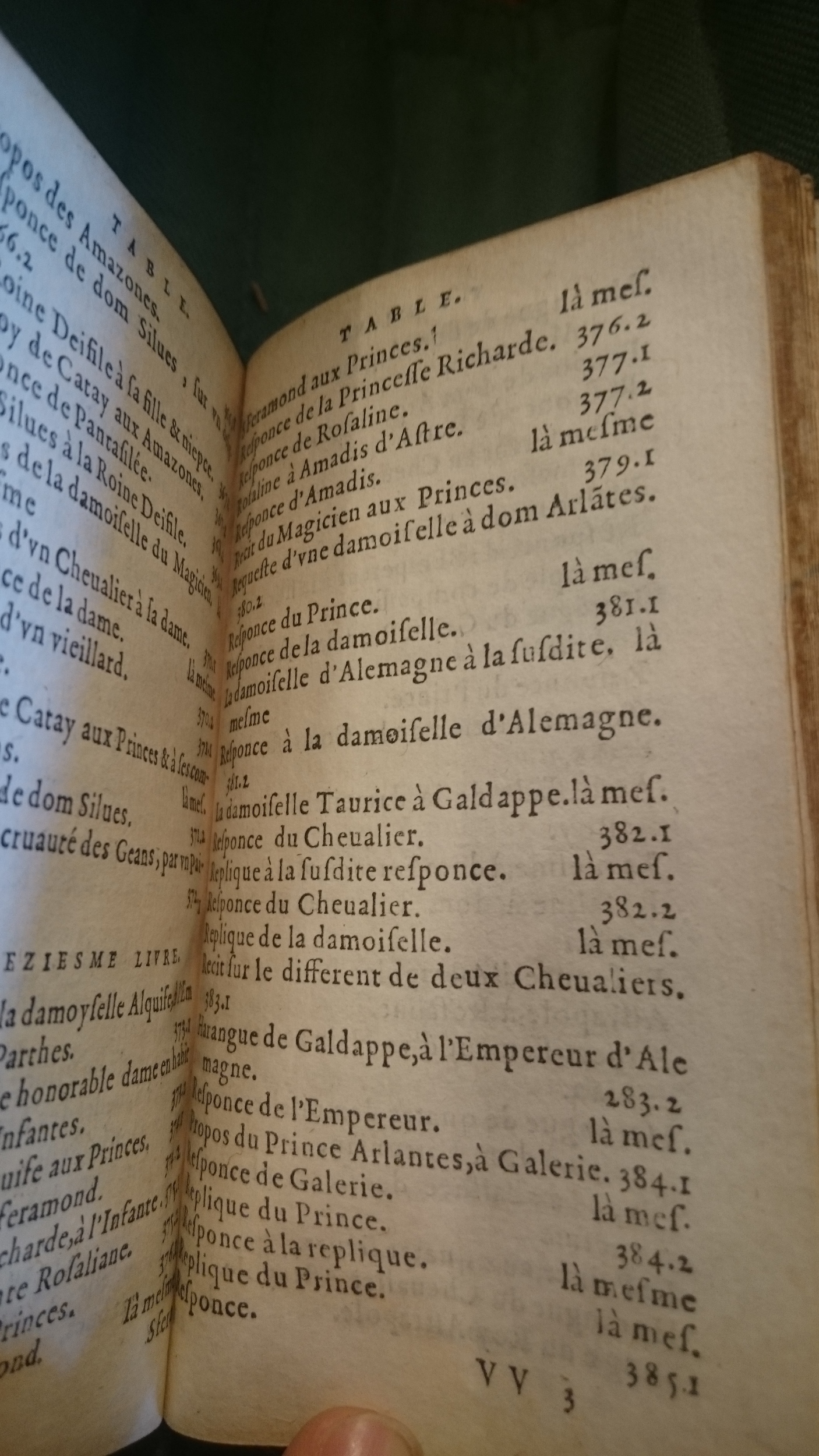 1582 - Jean Huguetan - Trésor des Amadis - BnF Arsenal