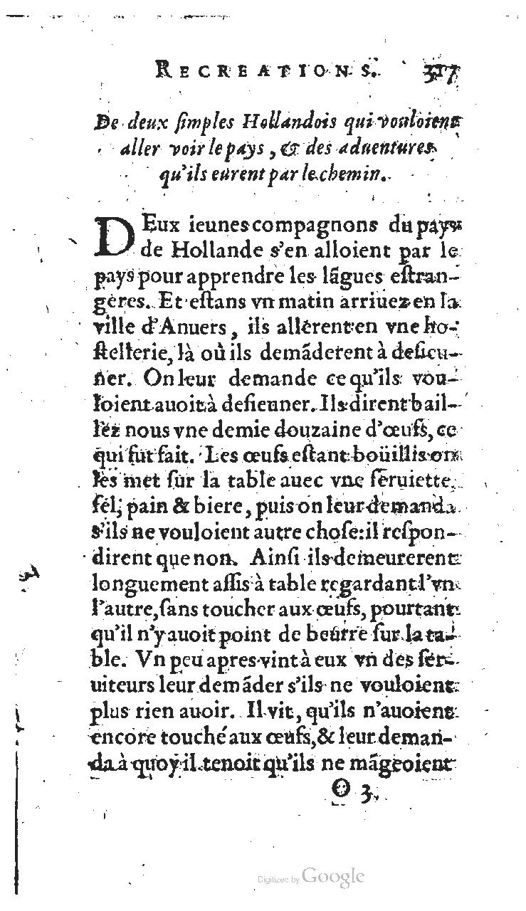 1627 - Jean Delamare - Trésor des récréations - BSB Munich