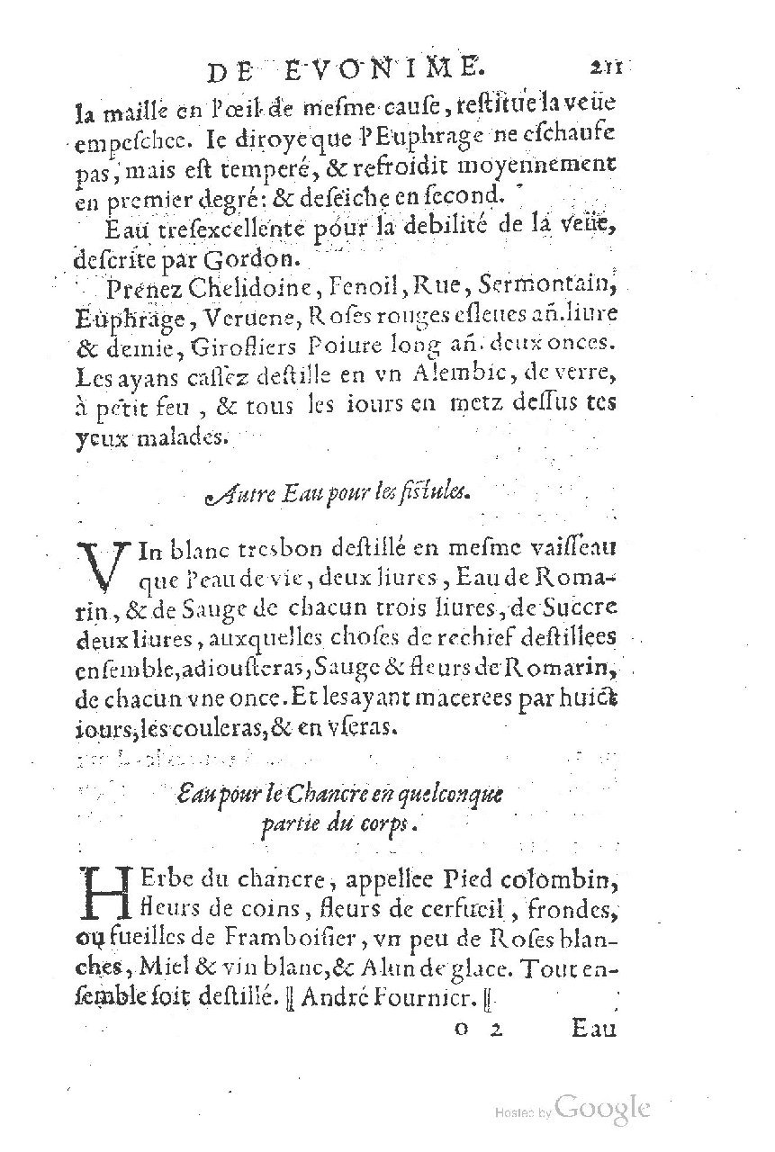 1557 - Antoine Vincent - Trésor d’Evonyme Philiatre - UC Madrid