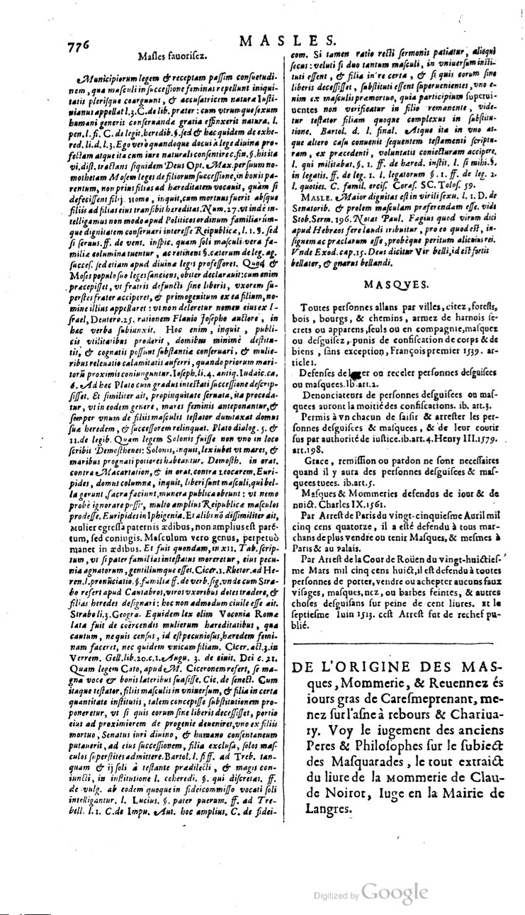 1629 - Veuve Nicolas Buon - Trésor du droit français (21754 T. 2) - BM Lyon