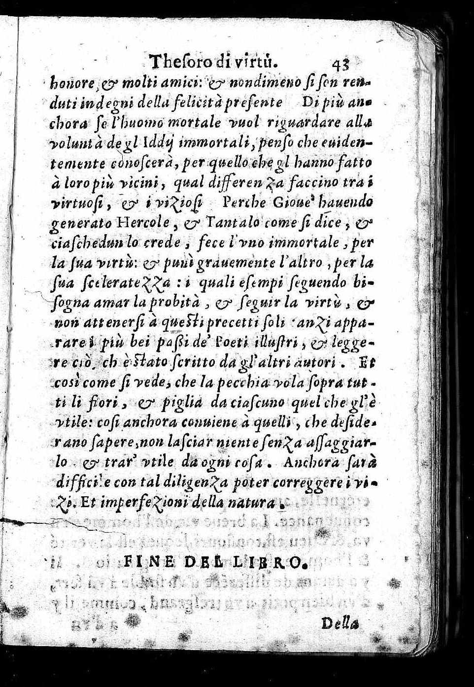 1592  - Giorgio Marescotti - Trésor de vertu - Arezzo