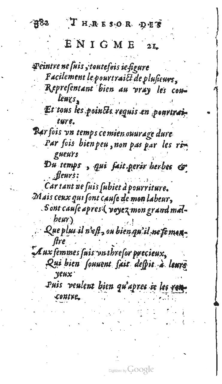 1627 - Jean Delamare - Trésor des récréations - BSB Munich