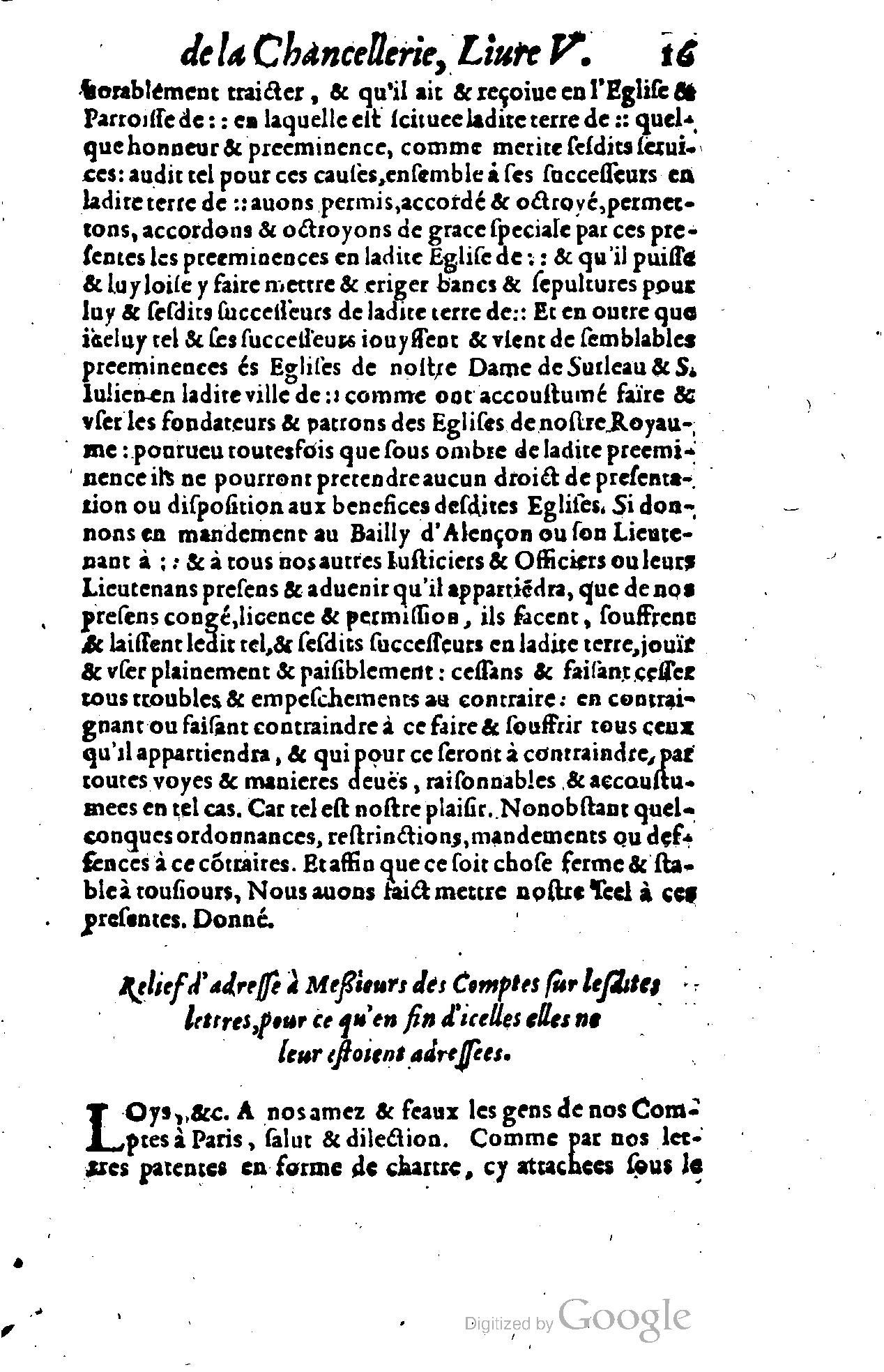 1614 - Jean Richer - Trésor du nouveau style et protocole de la chancellerie de France - BSB Munich