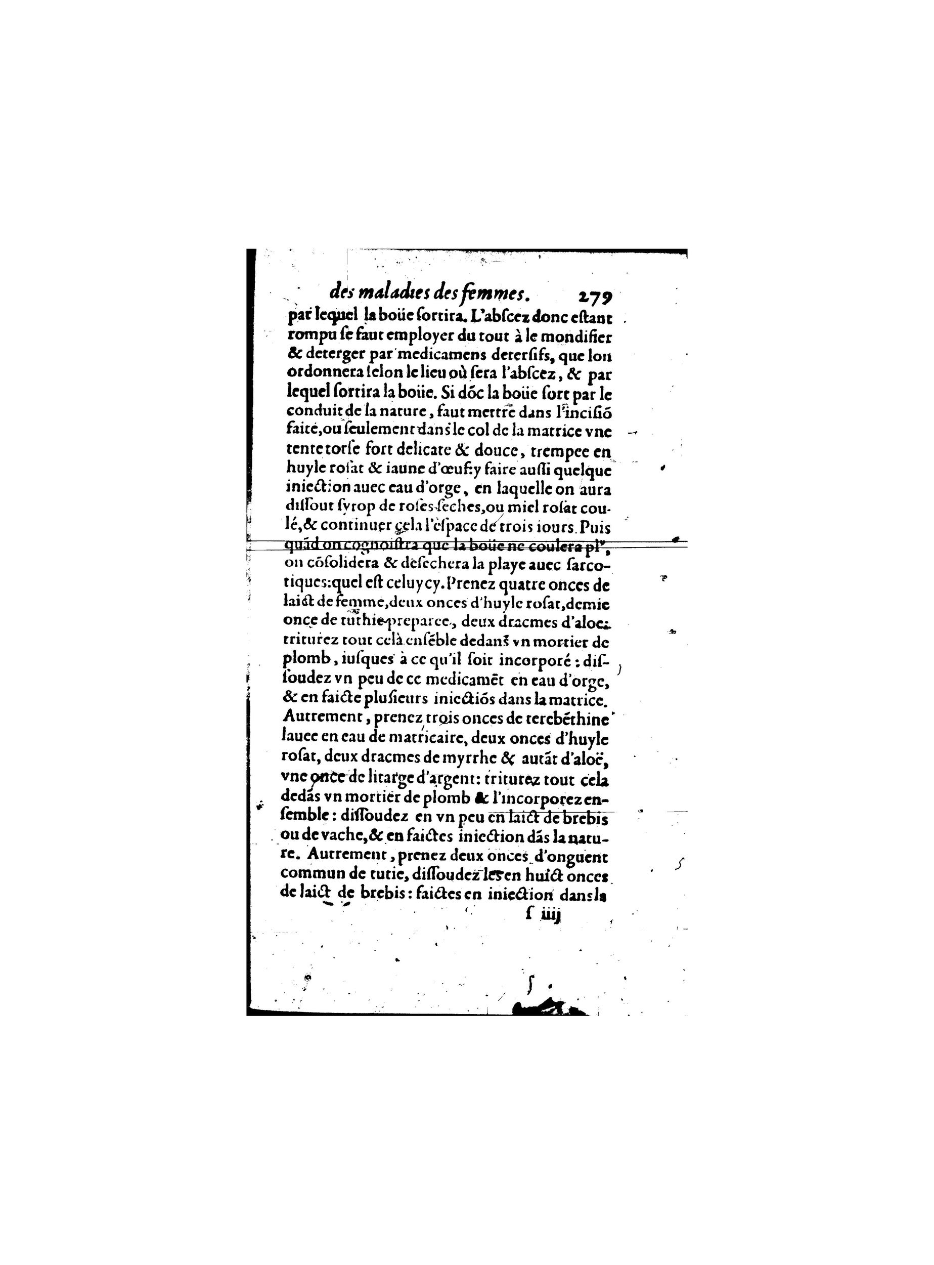 1587 - Jacques du Puis - Trésor des remèdes secrets pour les maladies des femmes - BnF