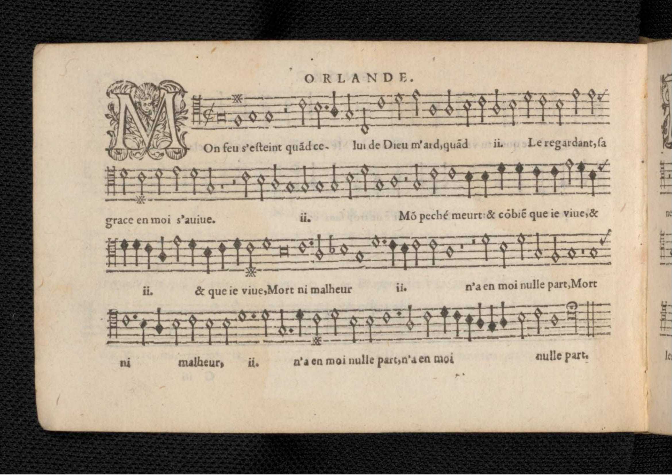 1576 - [Pierre de Saint-André] - Trésor de musique d’Orlande de Lassus Tenor - KBR Bruxelles