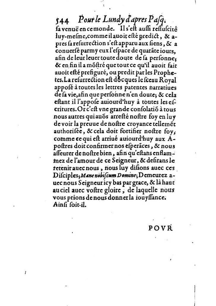 1607 - Nicolas Du Fossé - Trésor quadragésimal - T 02 - BM Lyon