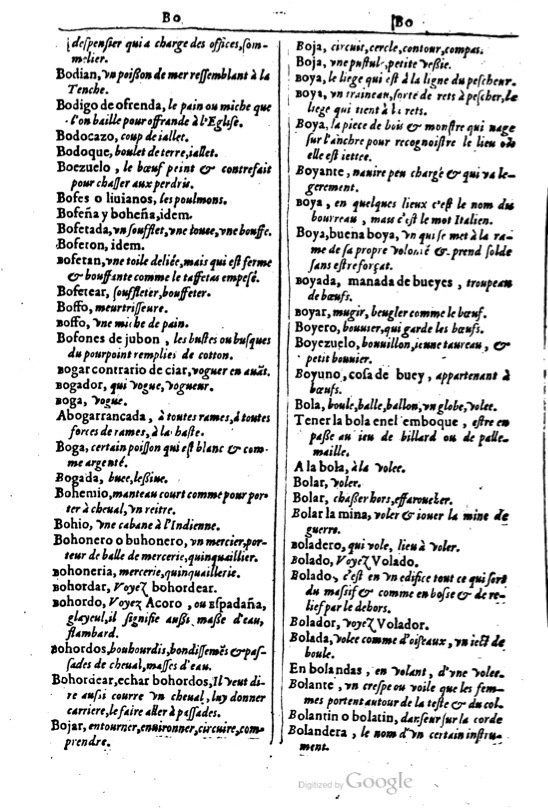 1616 - Veuve Marc Orry - Trésor des deux langues espagnole et française (Première et Seconde parties) - BM Lyon
