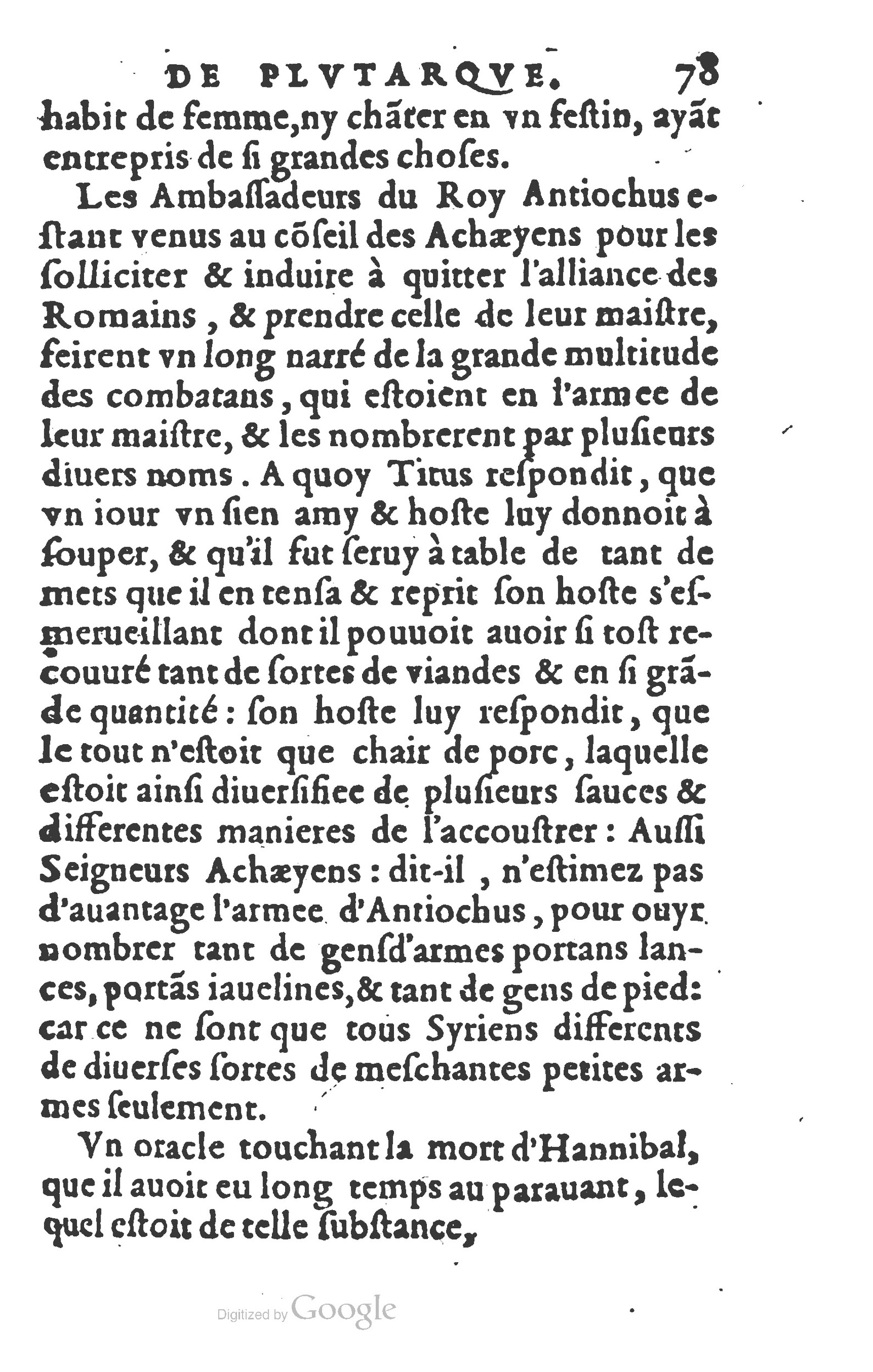1577 - Claude Micard - Trésor des vies de Plutarque - BSB Munich