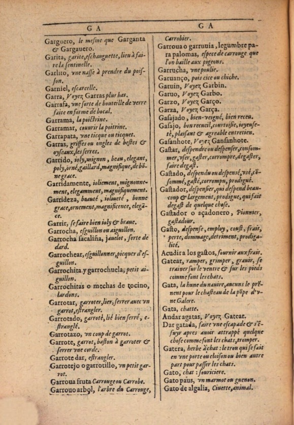 1607 - Marc Orry - Trésor des deux langues espagnole et française (Première et Seconde parties) - ÖNB Wien
