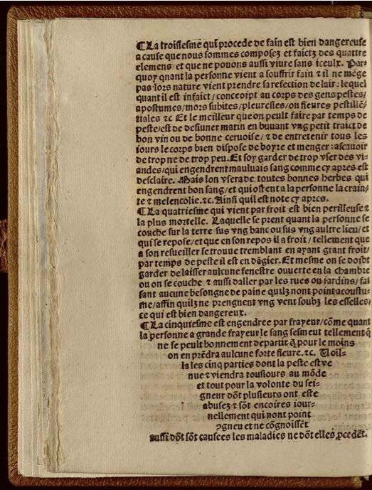 1532 - Jean Bignon - Trésor du remède préservatif et guérison de la peste - Séville Capitular y Colombina