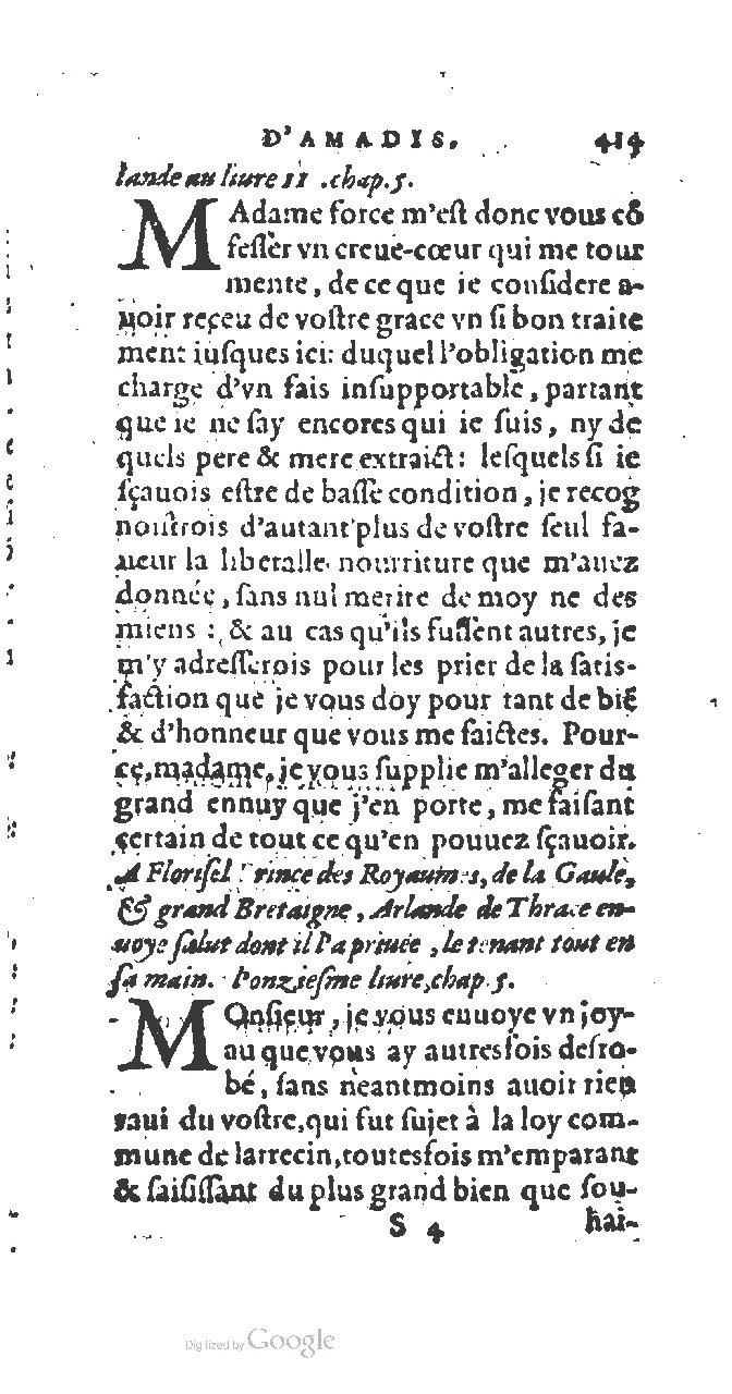 1572 - Jan van Waesberghe - Trésor des Amadis - BNC Rome 1572 - Jan van Waesberghe - Trésor des Amadis - BNC Rome
