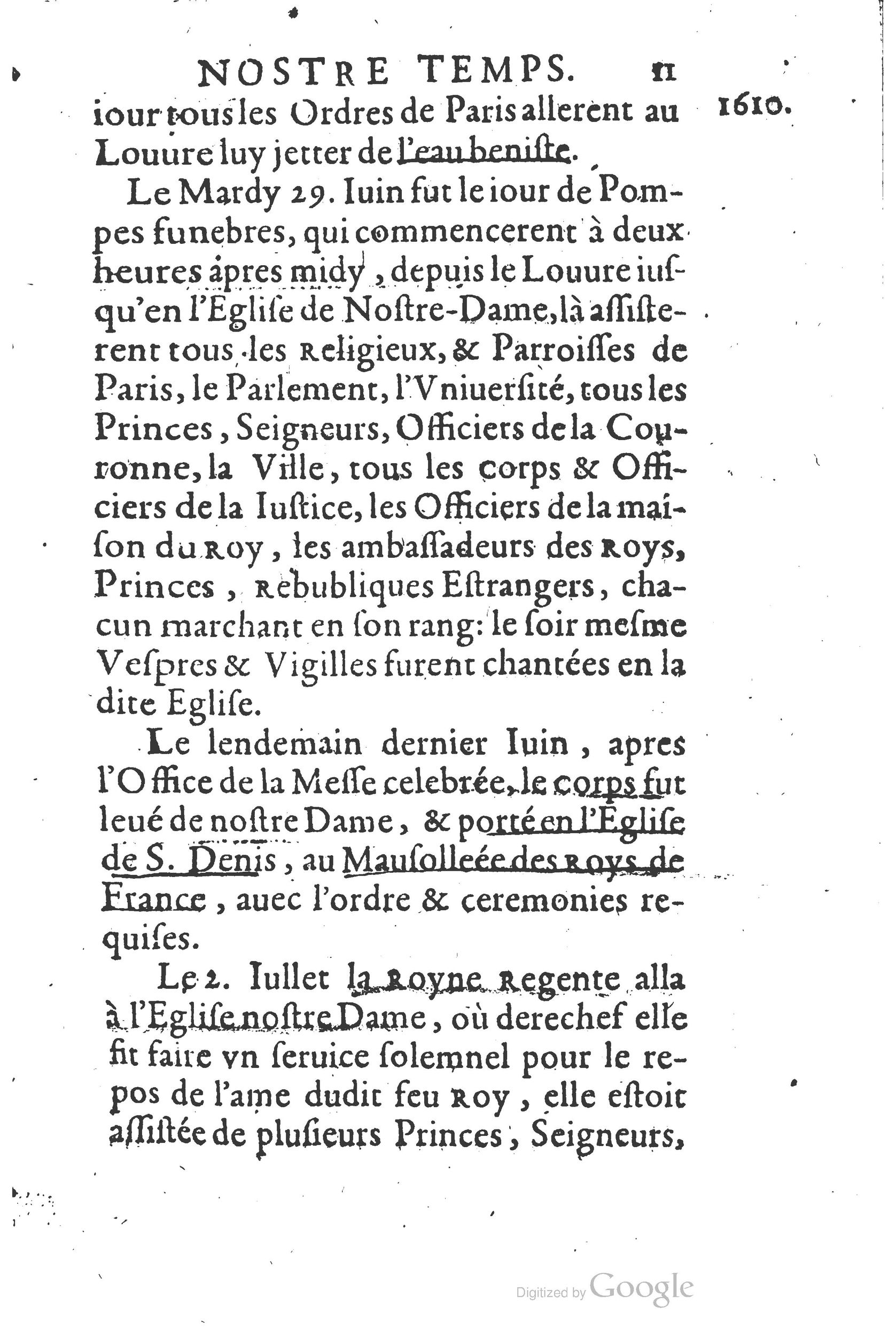1626 - Joseph Bouillerot - Trésor de l’histoire générale de notre temps - BSB Munich