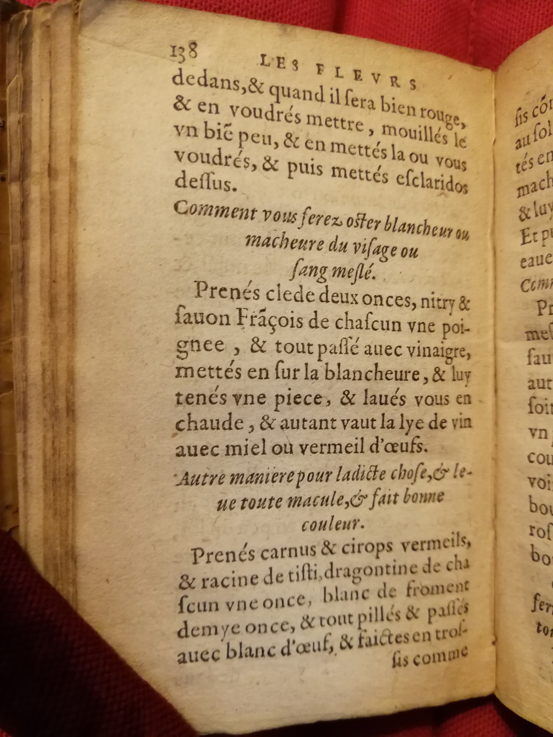 1586 - Benoît Rigaud - Trésor des fleurs et secrets de médecine - Sainte-Geneviève 1586 - Benoît Rigaud - Trésor des fleurs et secrets de médecine - Sainte-Geneviève
