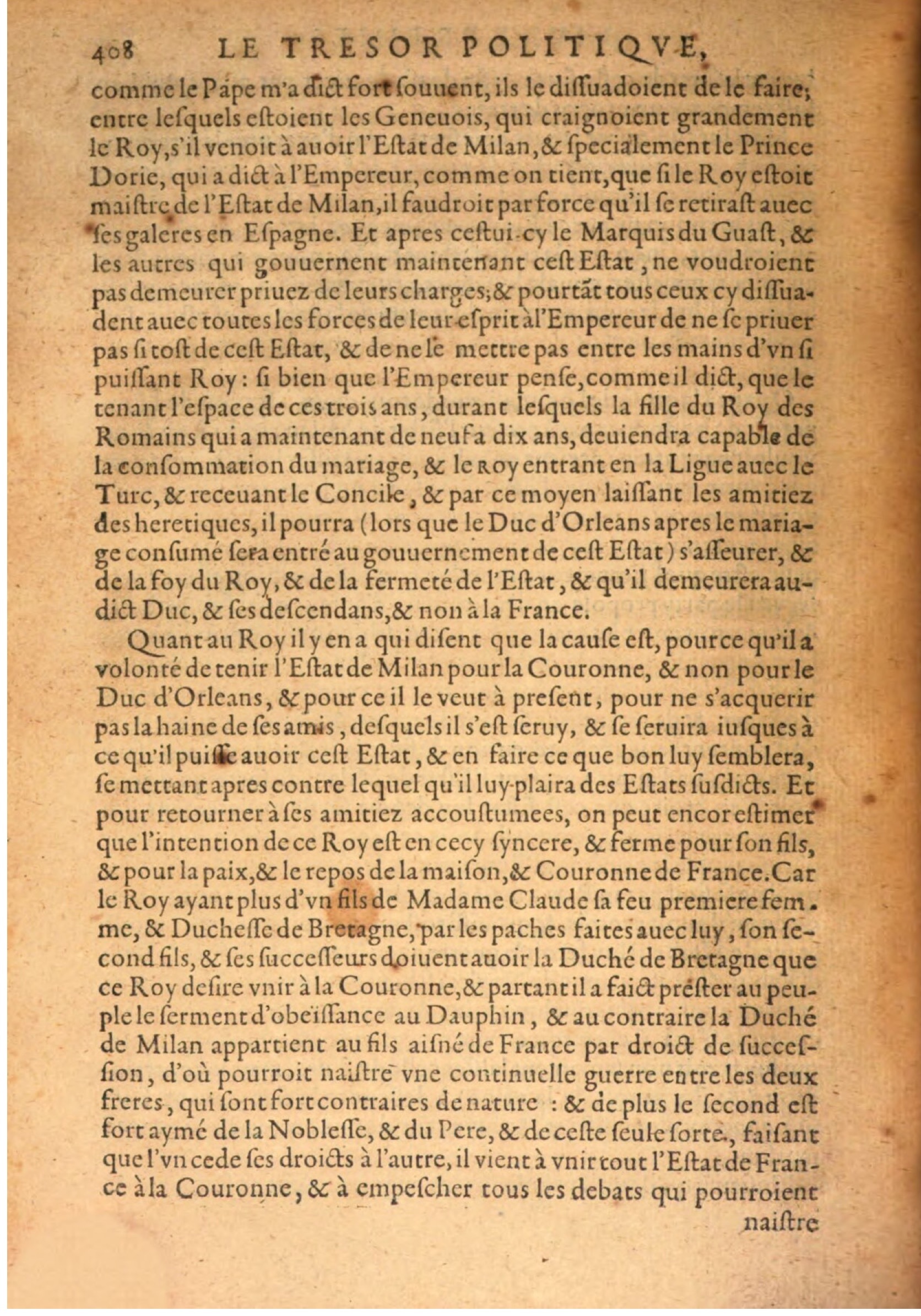 1608 - Pierre Chevalier - Trésor politique - BSB Munich
