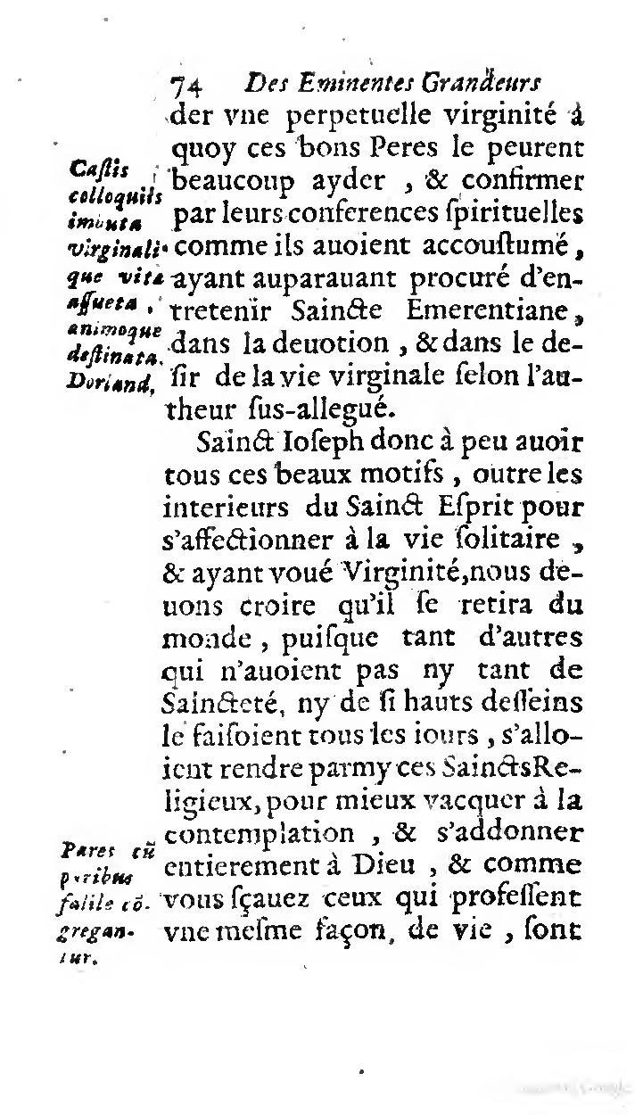 1646 - Jean Piot - Trésor inestimable de Saint-Joseph - BNC Rome