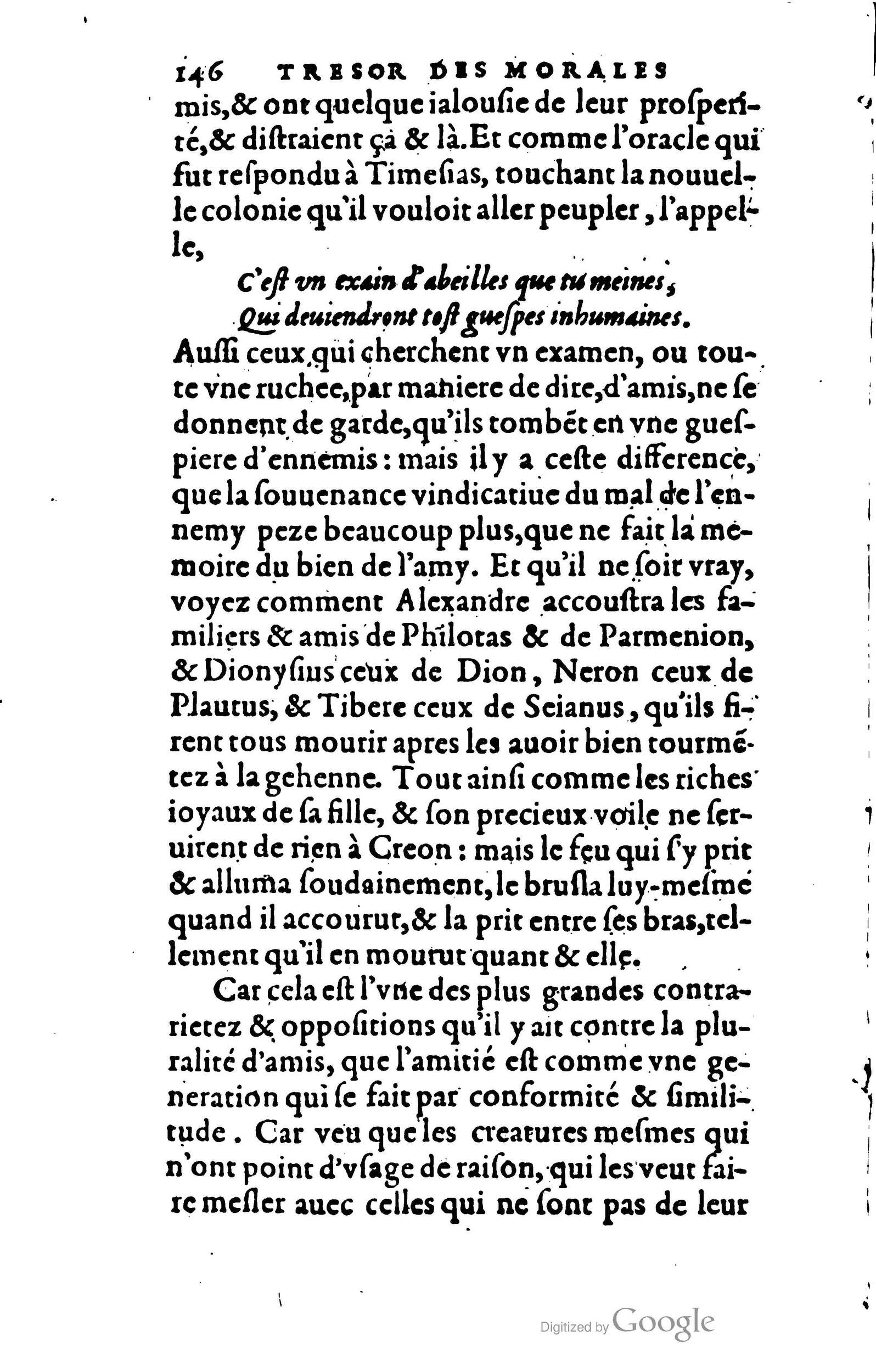1578 - Jean Poupy - Trésor des morales de Plutarque - BSB Munich