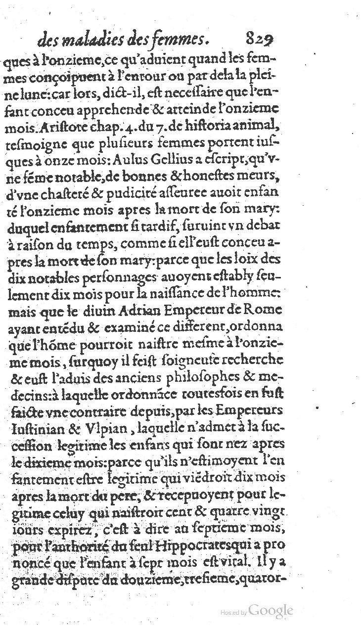 1585 - Jacques du Puis - Trésor des remèdes secrets pour les maladies des femmes - BnF