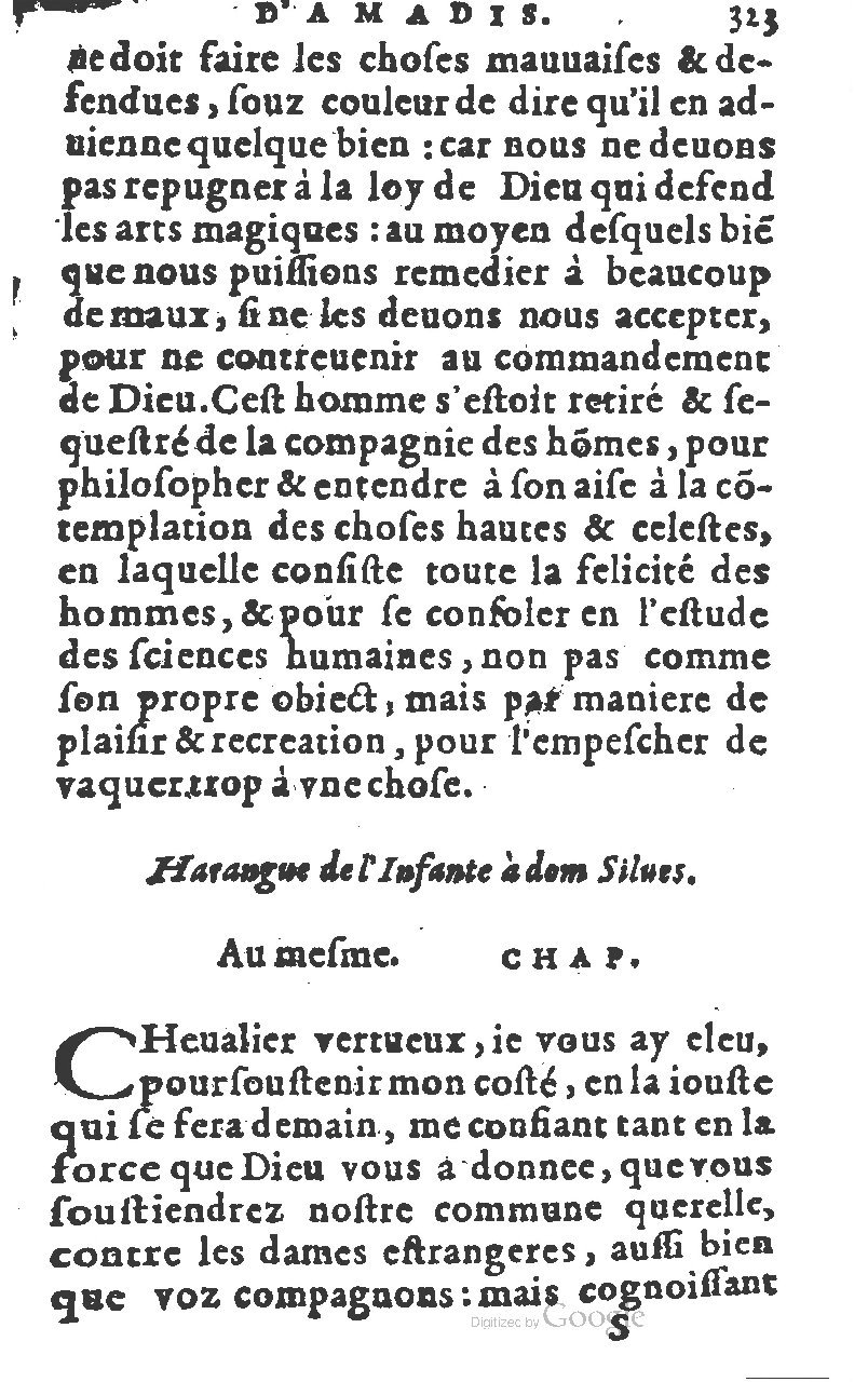 1582 - Jean Huguetan - Trésor des Amadis T. 1 - BM Lyon