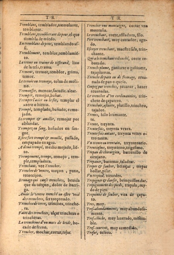 1607 - Marc Orry - Trésor des deux langues espagnole et française (Première et Seconde parties) - ÖNB Wien