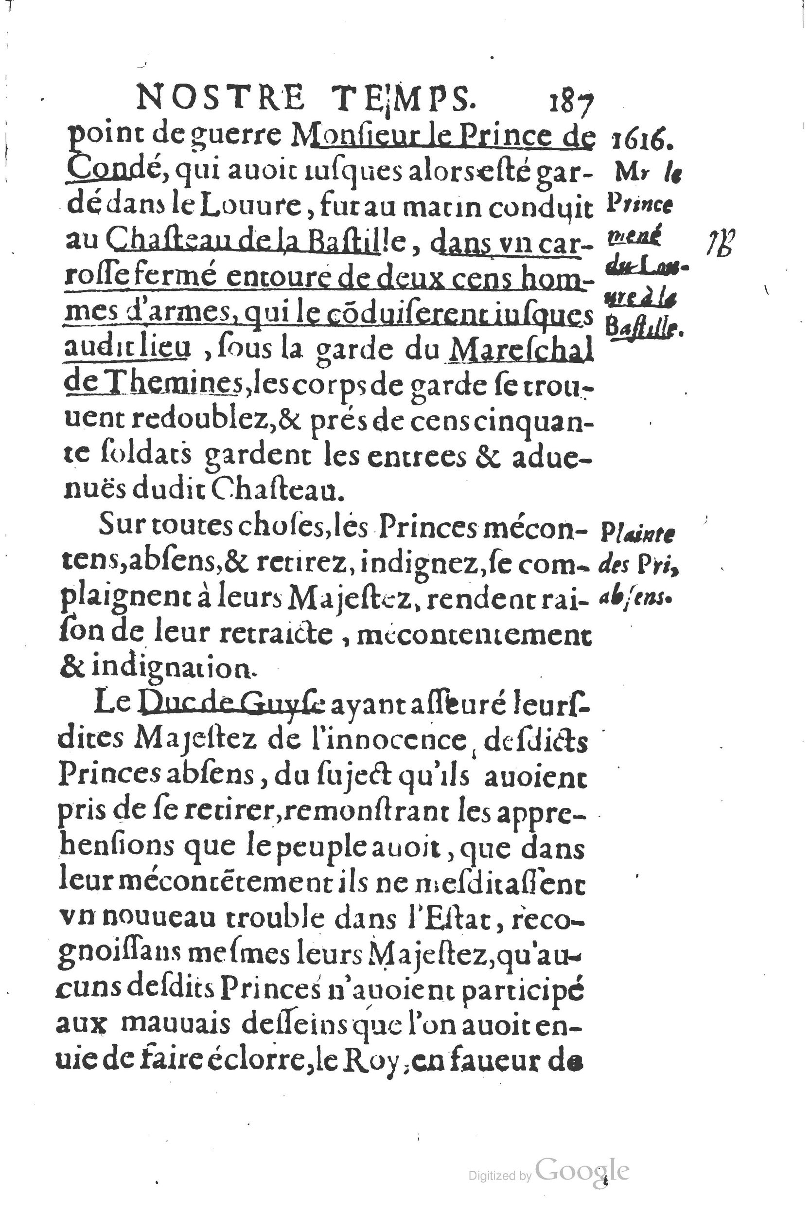 1626 - Joseph Bouillerot - Trésor de l’histoire générale de notre temps - BSB Munich