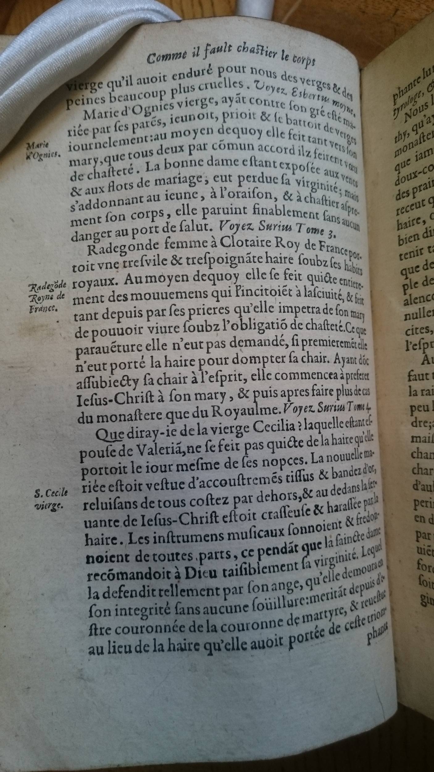 1585 - Jean Bogard - Trésor des faits et dits mémorables des hommes saints et illustres - Douai Quincy