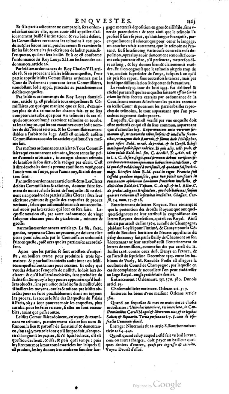 1629 - Veuve Nicolas Buon - Trésor du droit français (21754 T. 1) - BM Lyon
