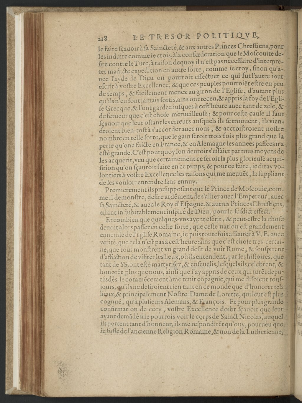 1608 - Nicolas Du Fossé - Trésor politique - BnF Tolbiac