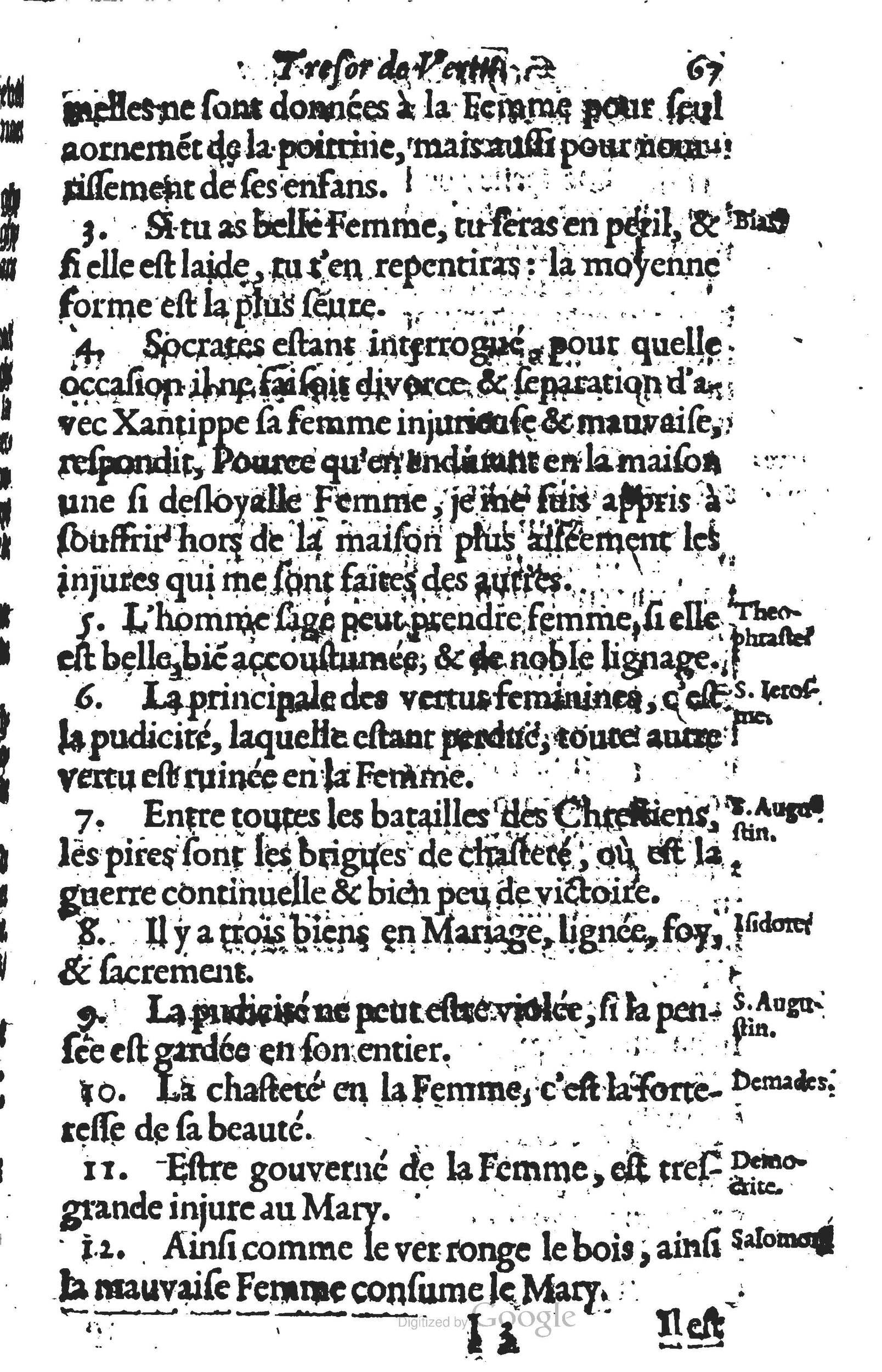 1594 - Cornelis Claesz - Trésor de vertu - BU Leiden 1594 - Cornelis Claesz - Trésor de vertu - BU Leiden