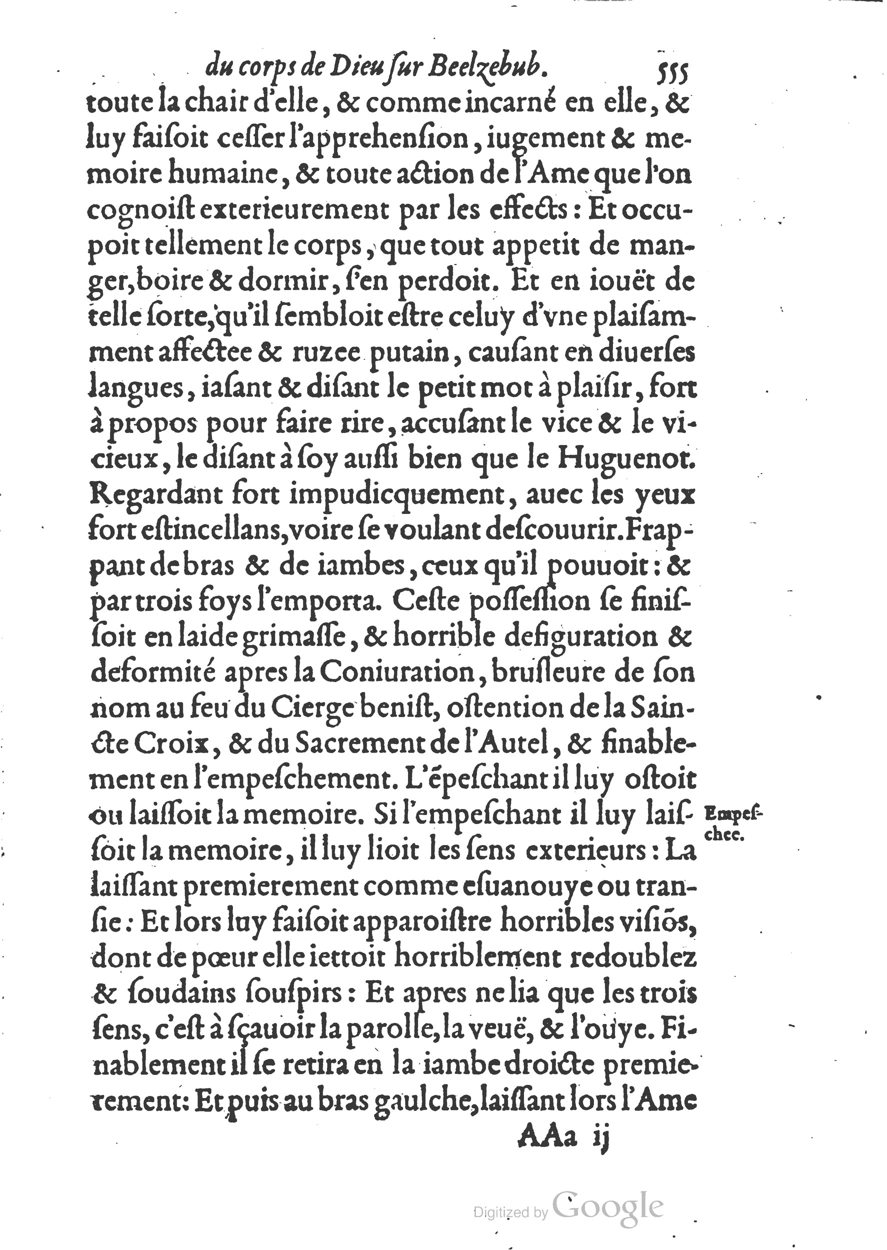 1578 - Nicolas Chesneau - Trésor et entière histoire de la triomphante victoire du corps de Dieu sur l’esprit malin - British Library