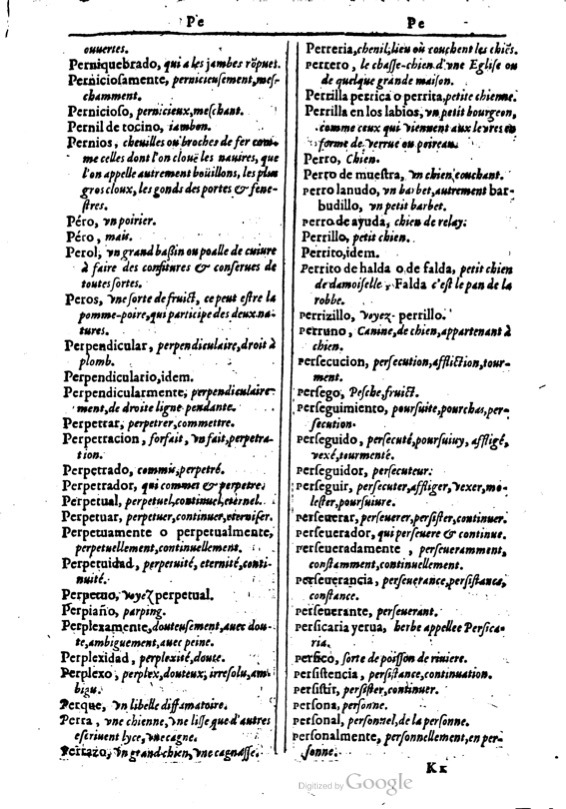 1616 - Veuve Marc Orry - Trésor des deux langues espagnole et française (Première et Seconde parties) - BM Lyon