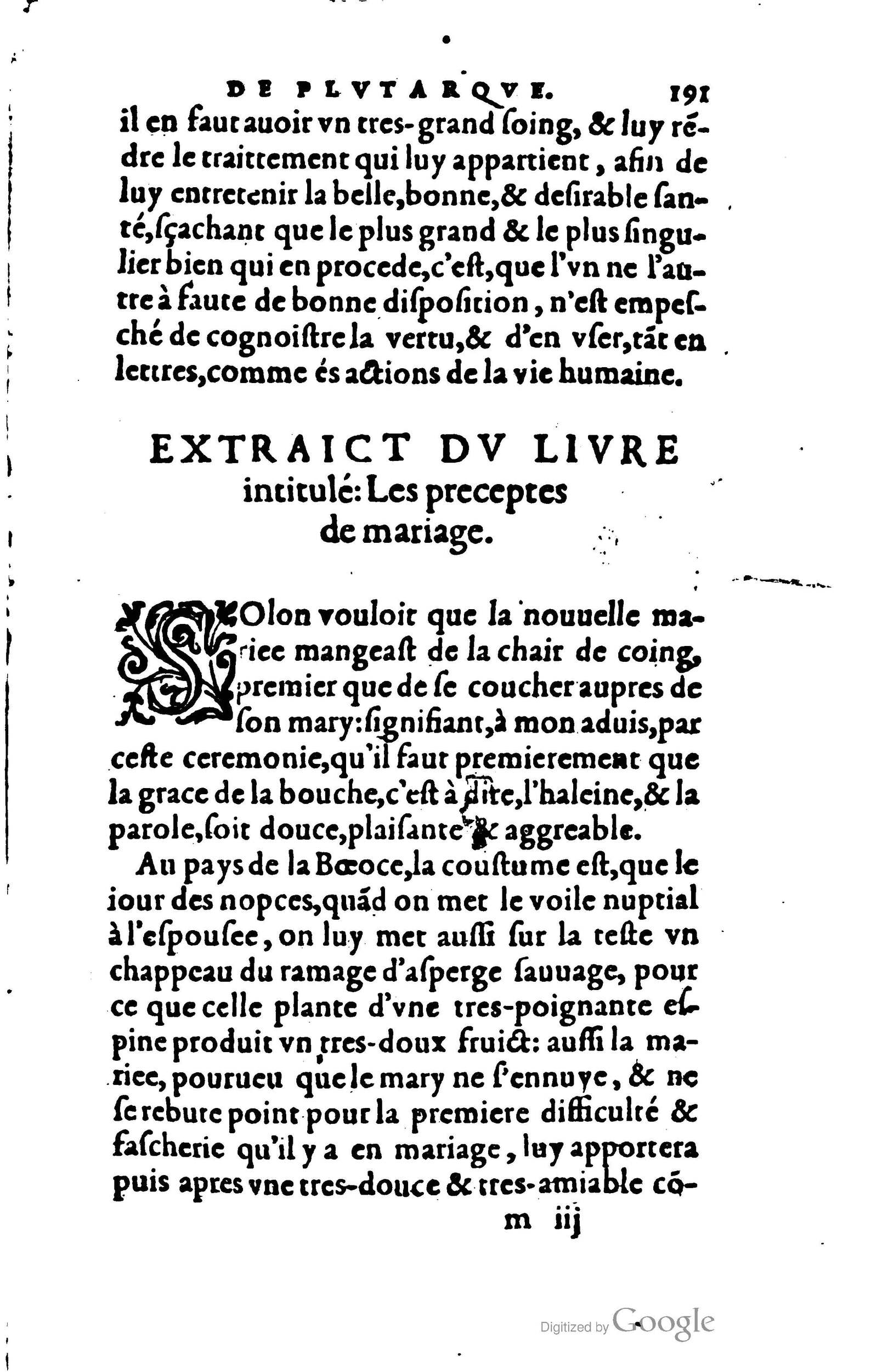 1578 - Jean Poupy - Trésor des morales de Plutarque - BSB Munich