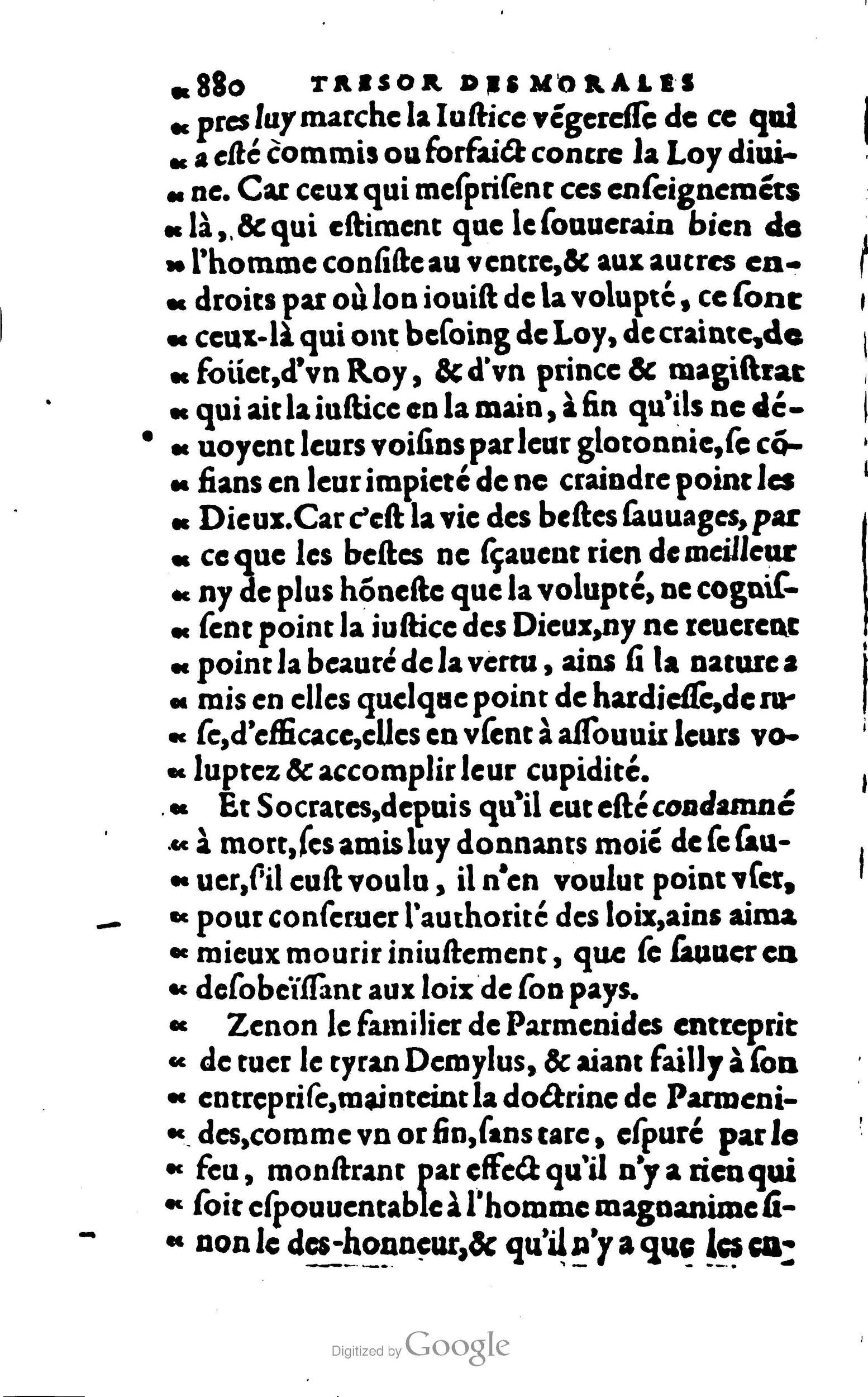 1578 - Jean Poupy - Trésor des morales de Plutarque - BSB Munich