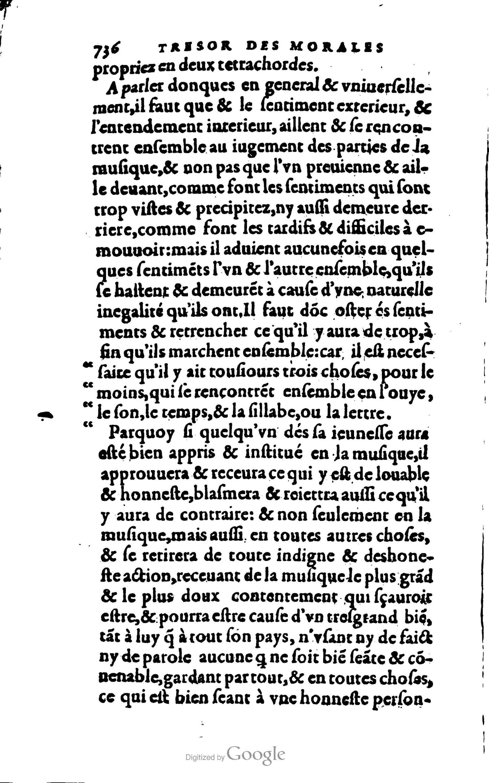 1578 - Jean Poupy - Trésor des morales de Plutarque - BSB Munich