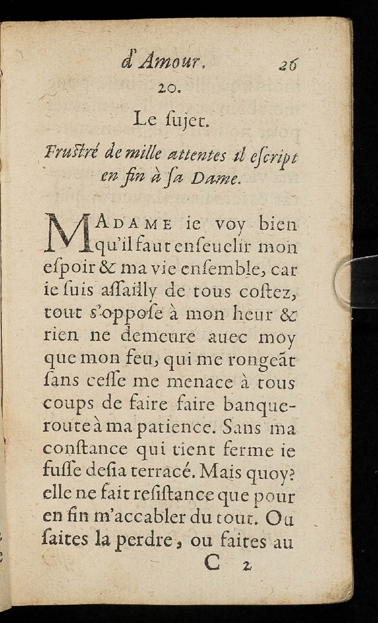 1597 - Thibaud Ancelin - Trésor d’amour - Stuttgart