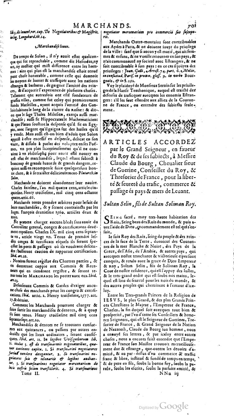1629 - Veuve Nicolas Buon - Trésor du droit français (29620 T. 2) - BM Lyon