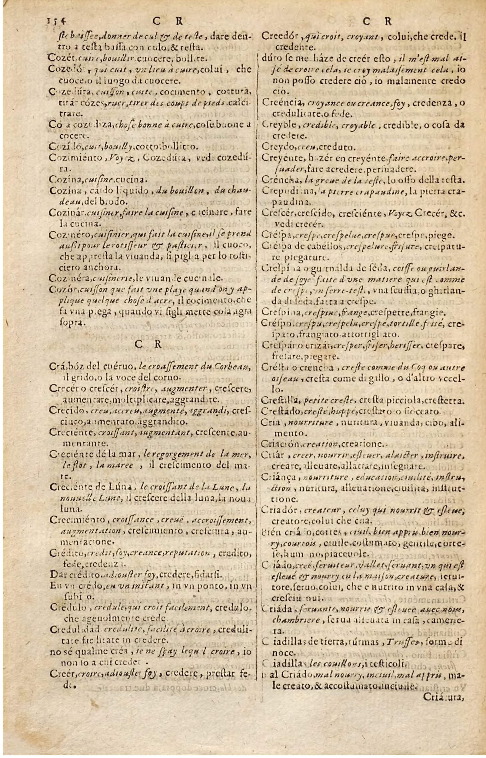 1627 - Jacques Crespin - Trésor des trois langues - Regensburg